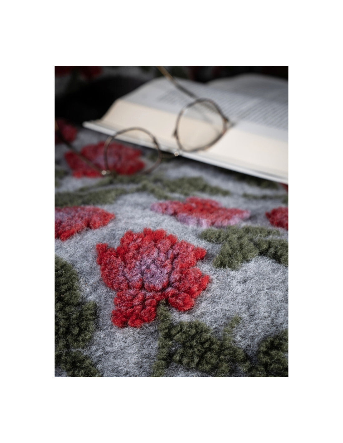 Coperta Amy Grey/Red