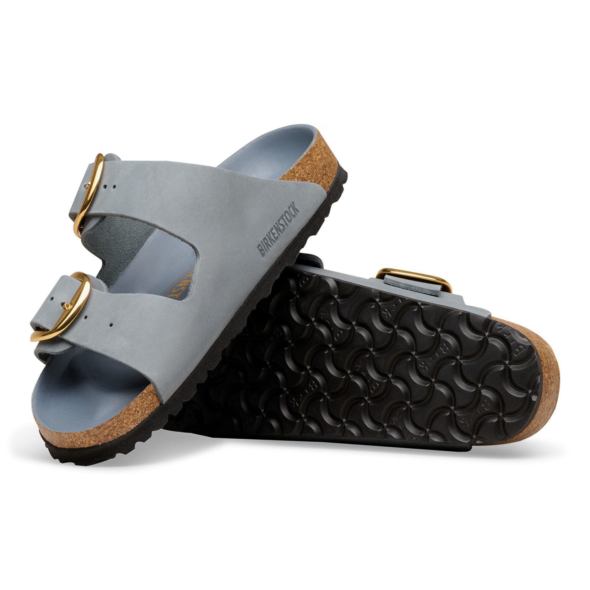 Sandalias Arizona Big Buckle Mujer Basalt Gray