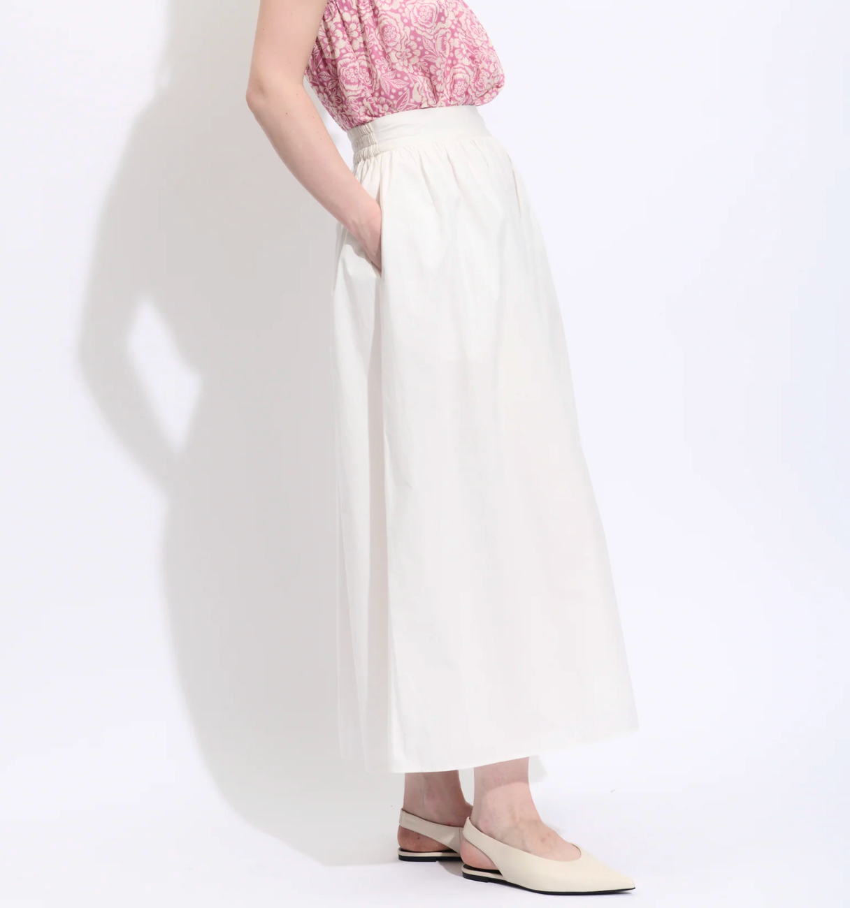 Falda Claude Mujer White