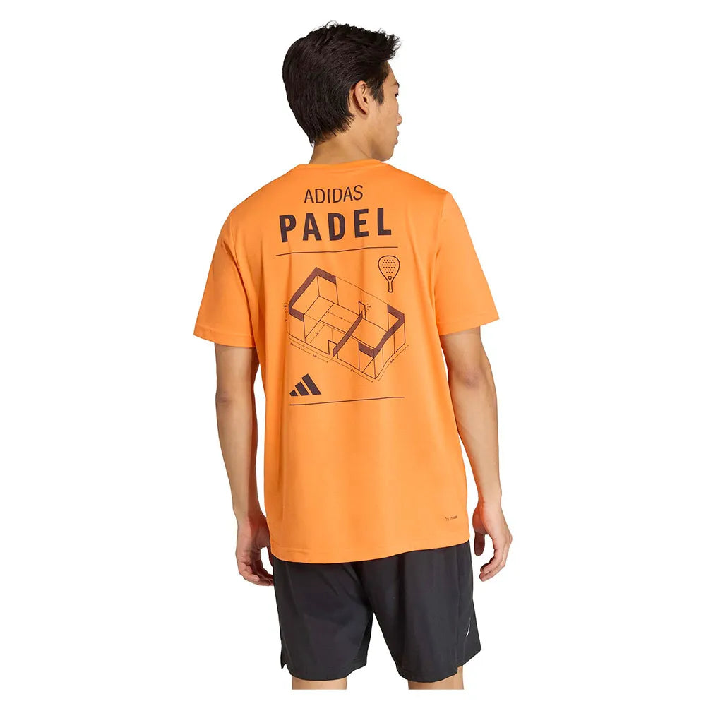 T-shirt Padel Category Graphic Uomo Pure Orange