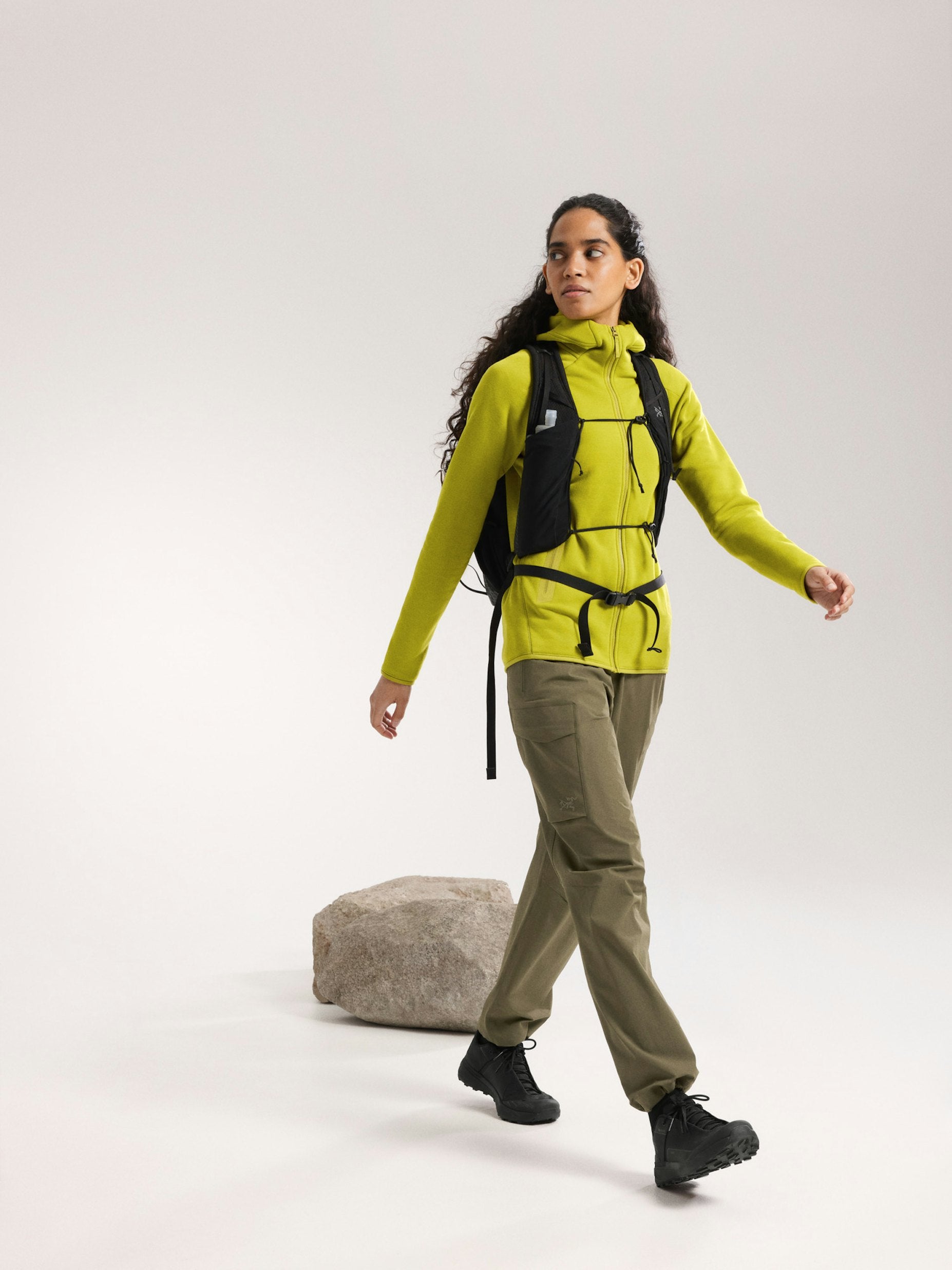 Maglia Kyanite Hoody Donna Olive Moss