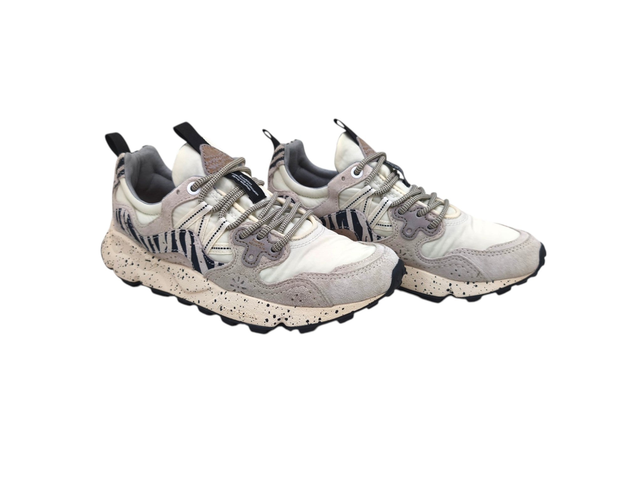 Yamano 3 Animalier Turnschuhe Off White/Black