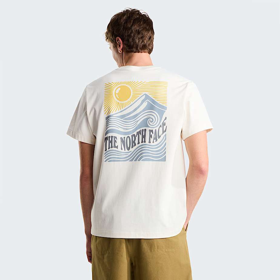 T-shirt Mountain Escape Relaxed White Dune