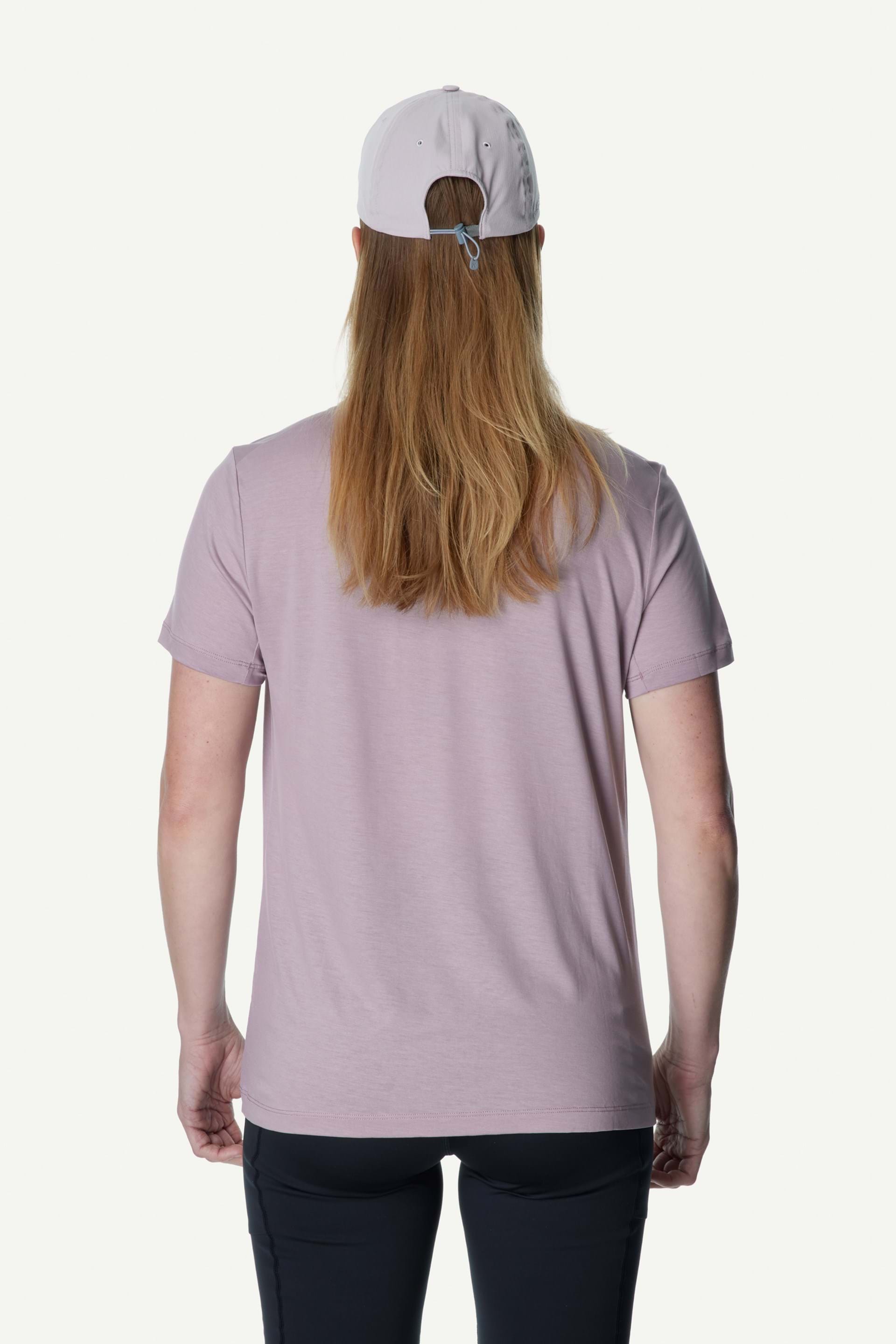 Frau Tree Message T-shirt Sky Purple