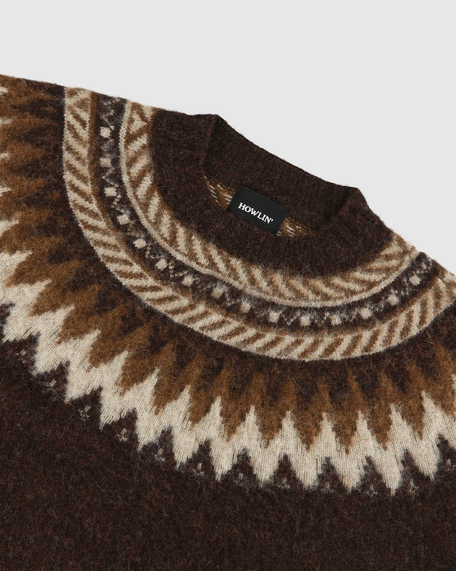 Women's Broken Flower Sweater Brownish