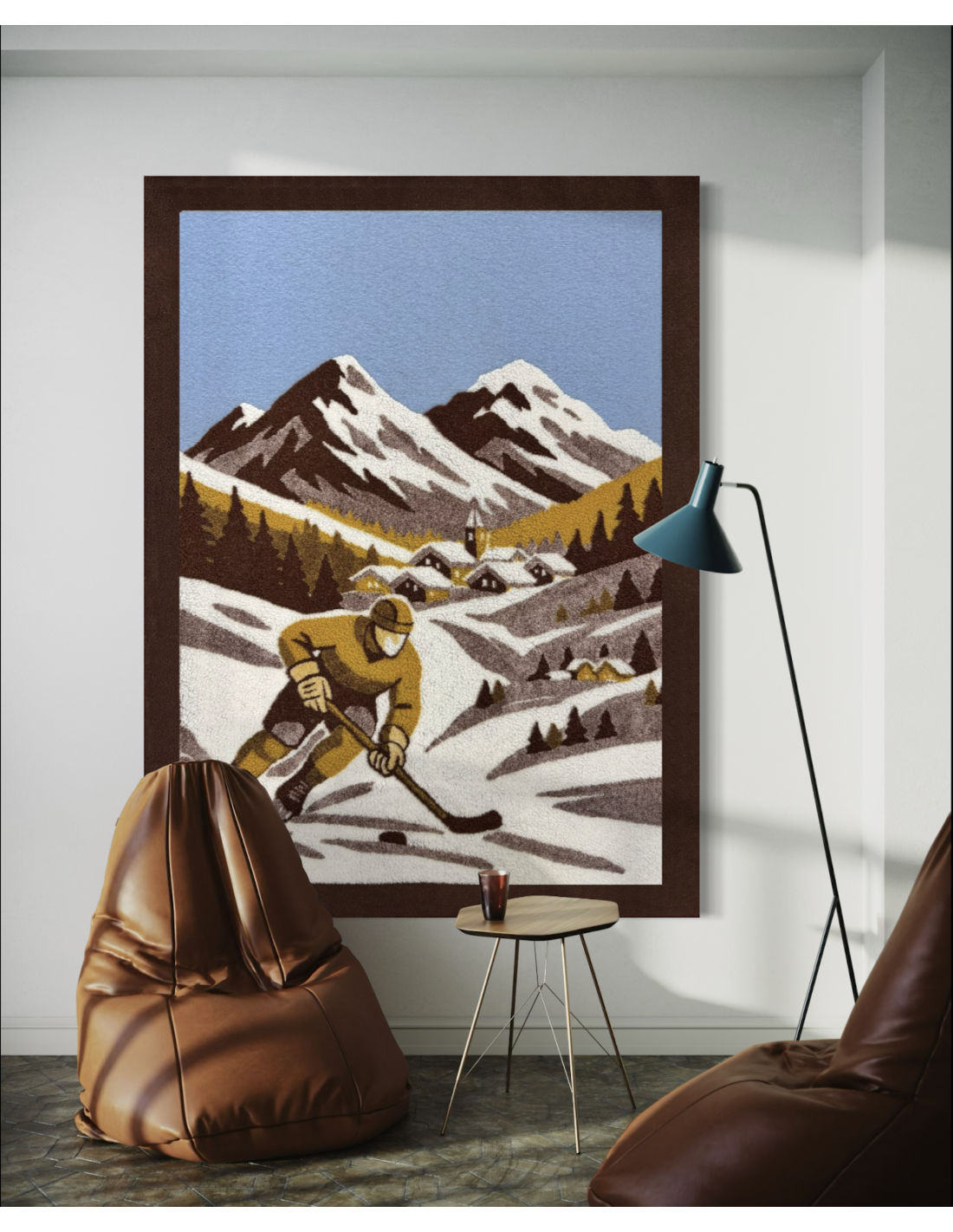 Hockey Plaid Brown/Senape