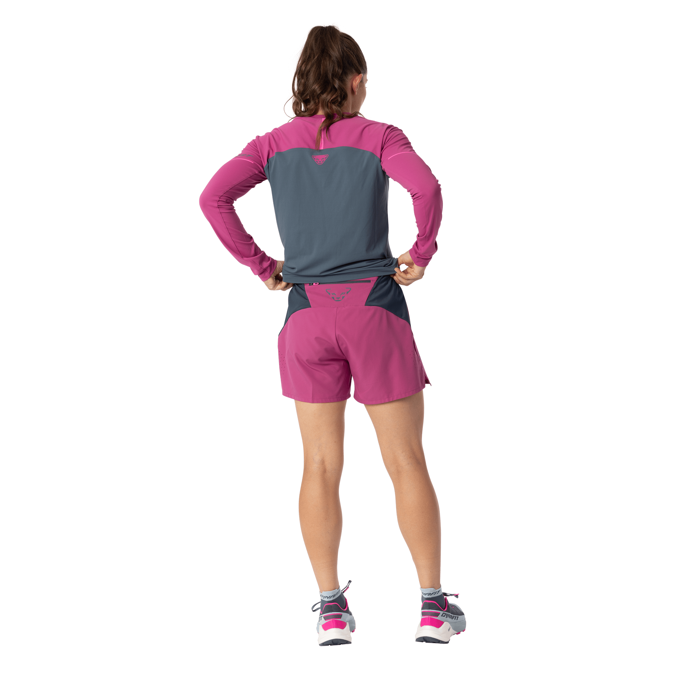 Pantaloncini Alpine Pro 2in1 donna Magenta