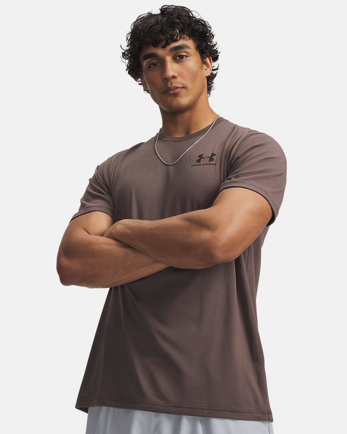 Men's Left Chest Logo T-shirt Peppercorn