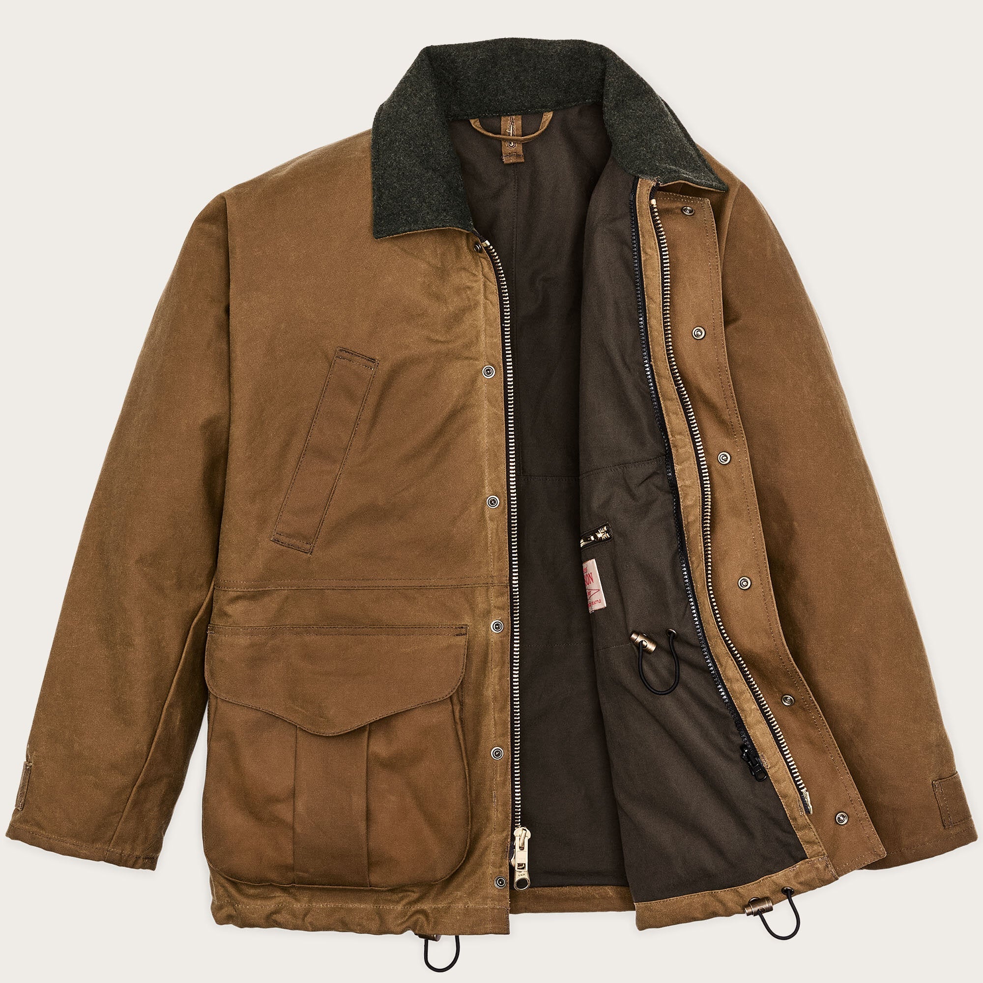 Chaqueta Lined Tin Hombre Dark Tan
