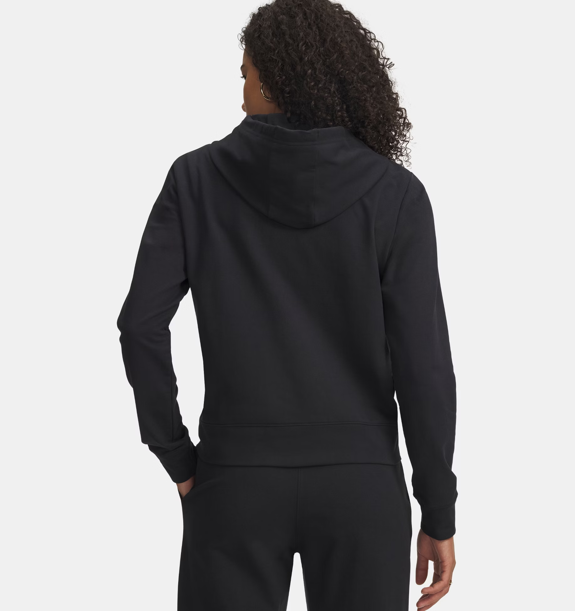 Maglia Sport Terry Full Zip Donna Black