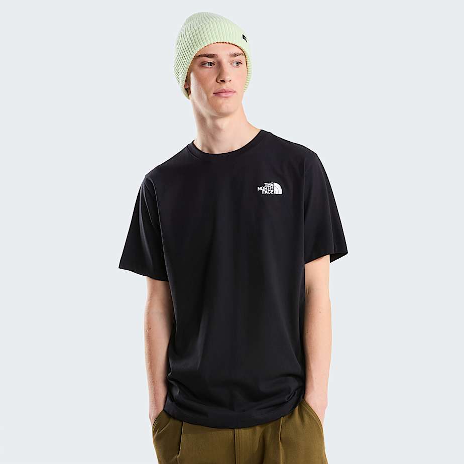 T-shirt Vertical Regular Uomo Black