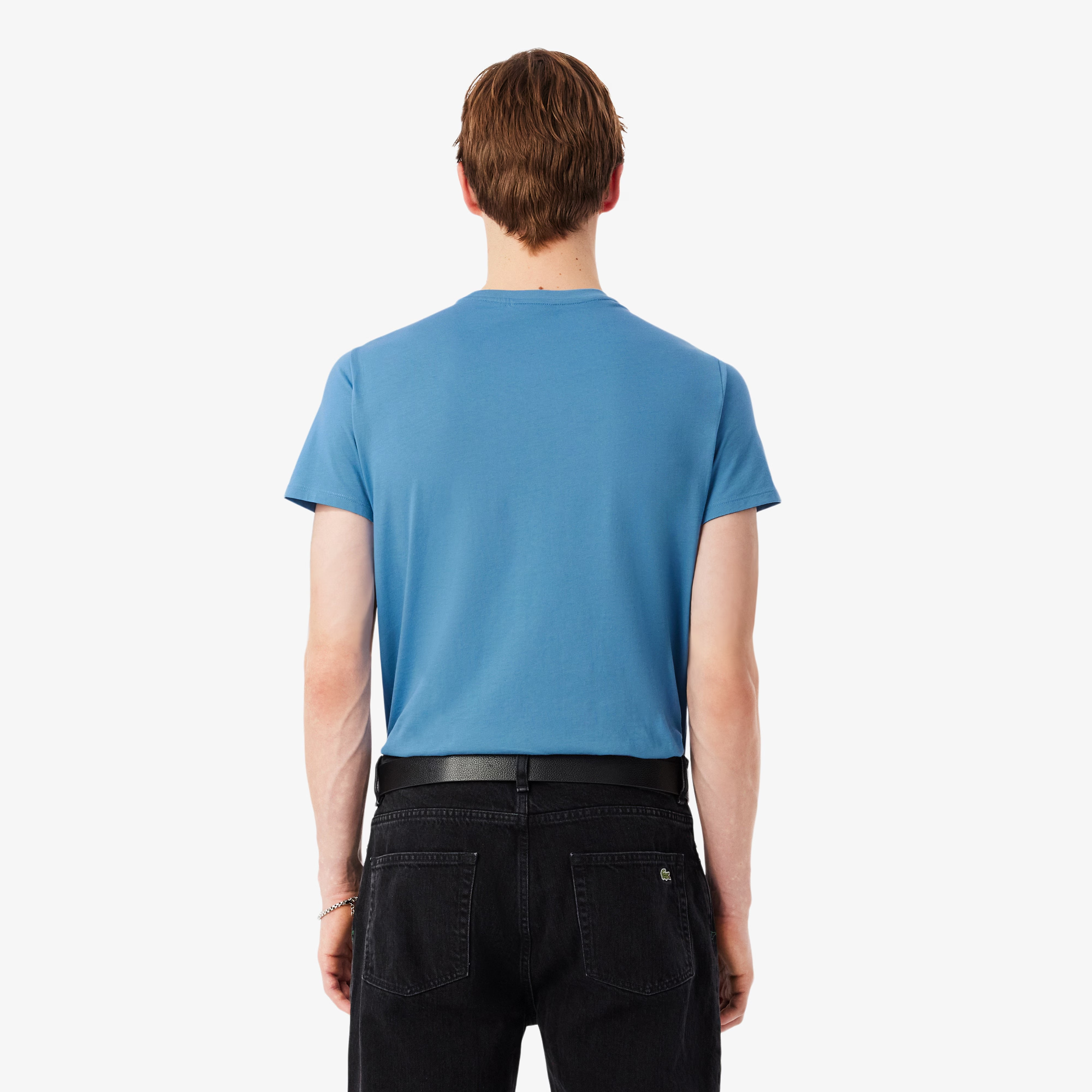 T-shirt Classic In Pima Uomo Oceano