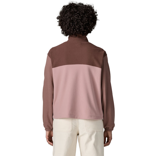 Pull Micro Patch Pocket Femme Fuzzy Mauve