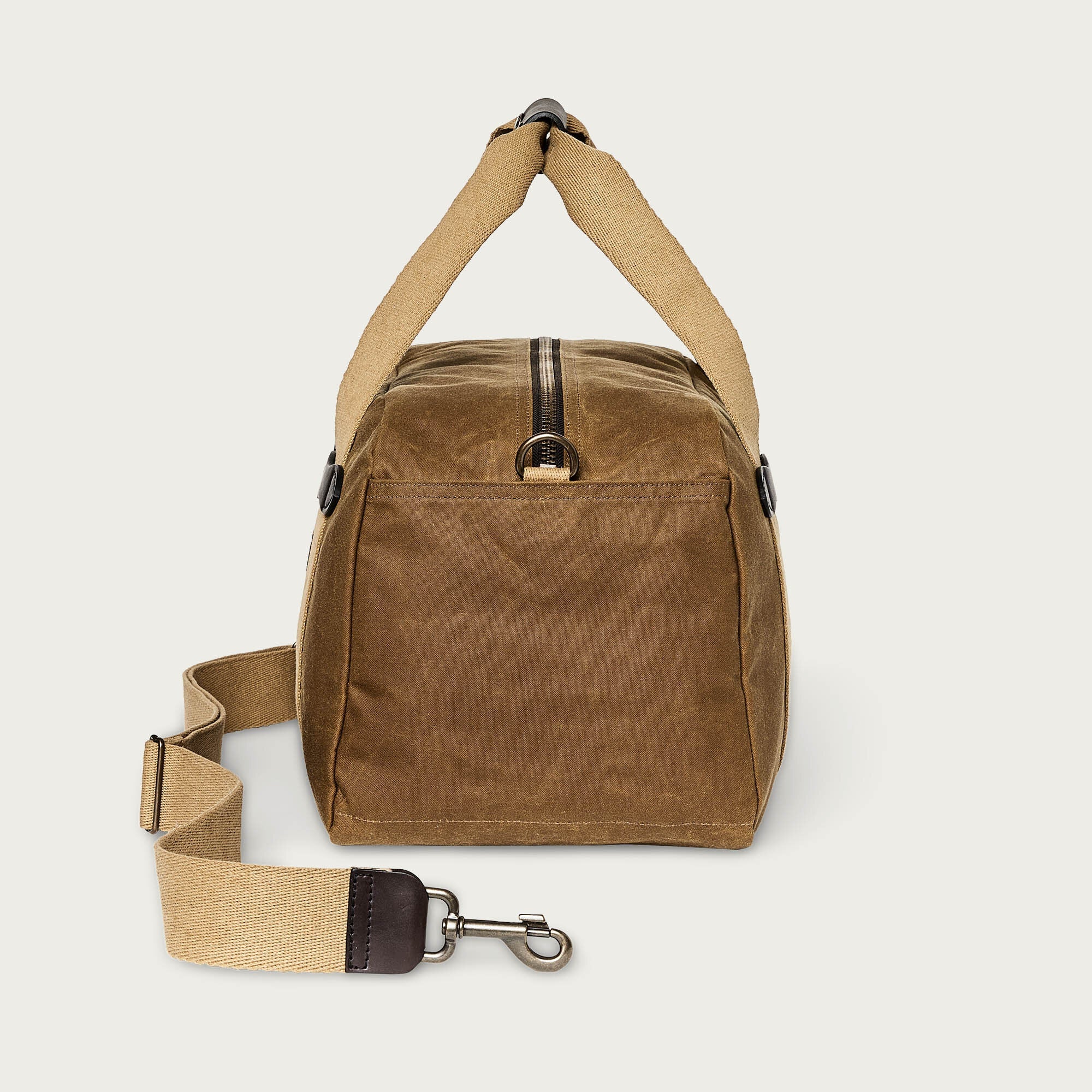 Borsa Tin Cloth Small Dark Tan