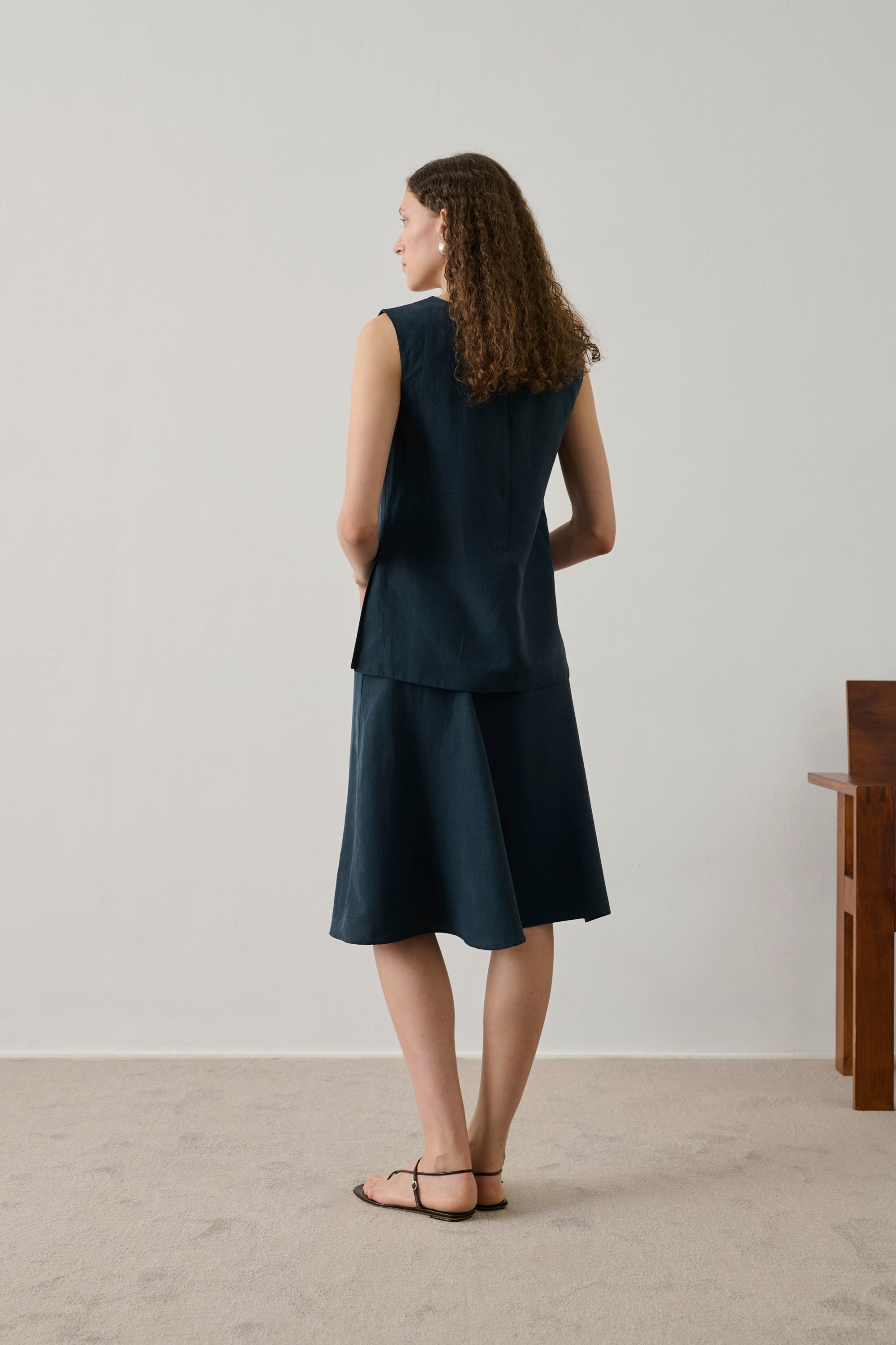 Falda Gali Mujer Petrol