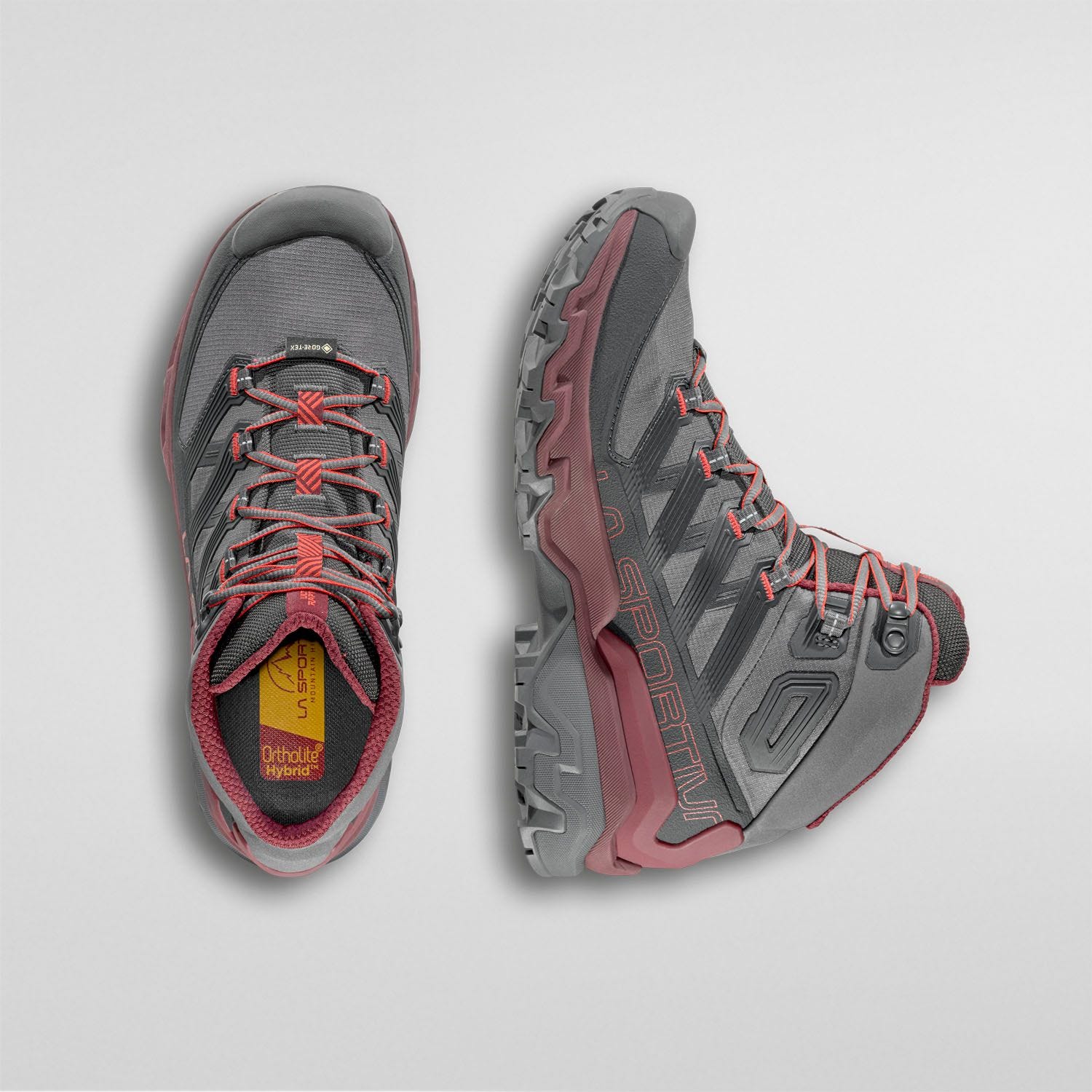 T-shirt Ultra Raptor 3 Mid GTX Uomo Carbon/Redwood
