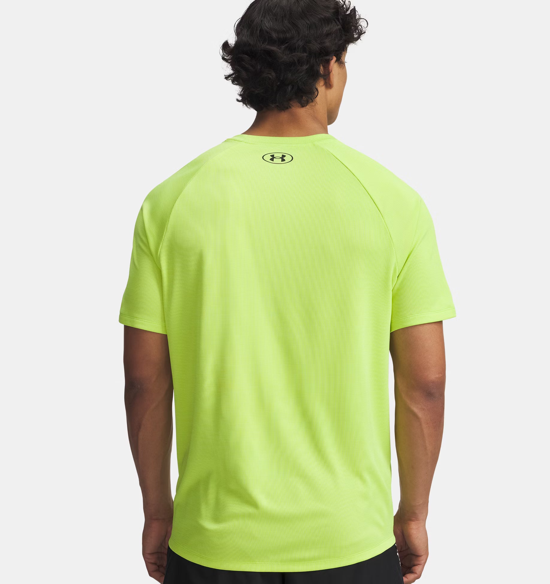 T-shirt Tech Textured Uomo Hyper Green