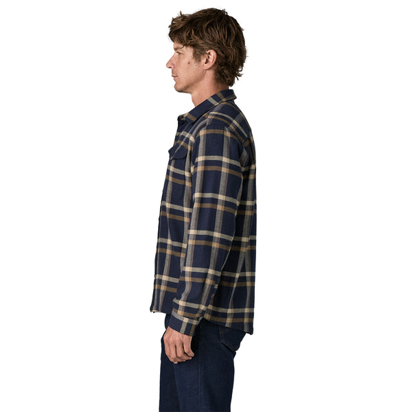 Camicia Fjord Flannel Uomo Crossing/New Navy