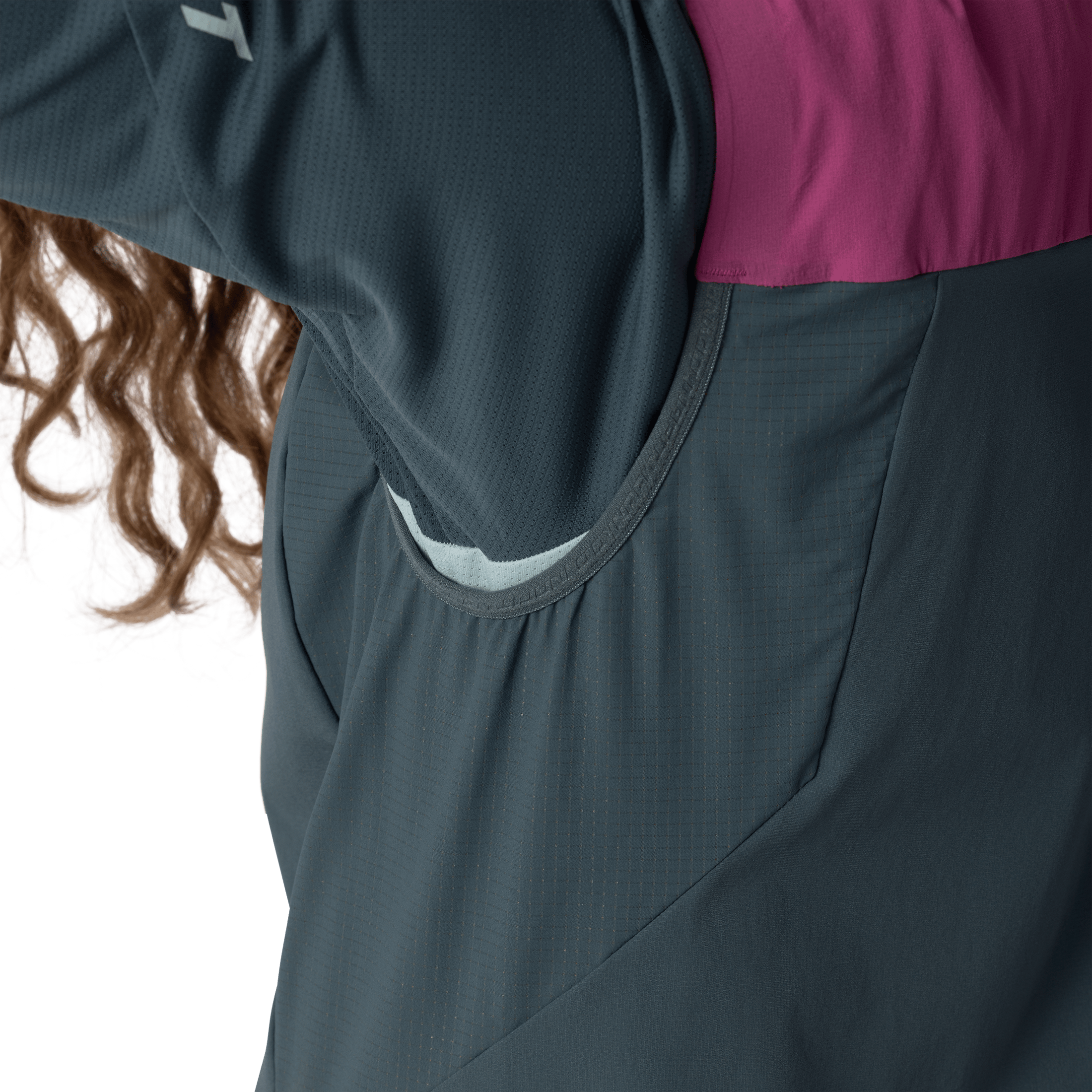 Frau Traverse Dynastrech Weste Magenta
