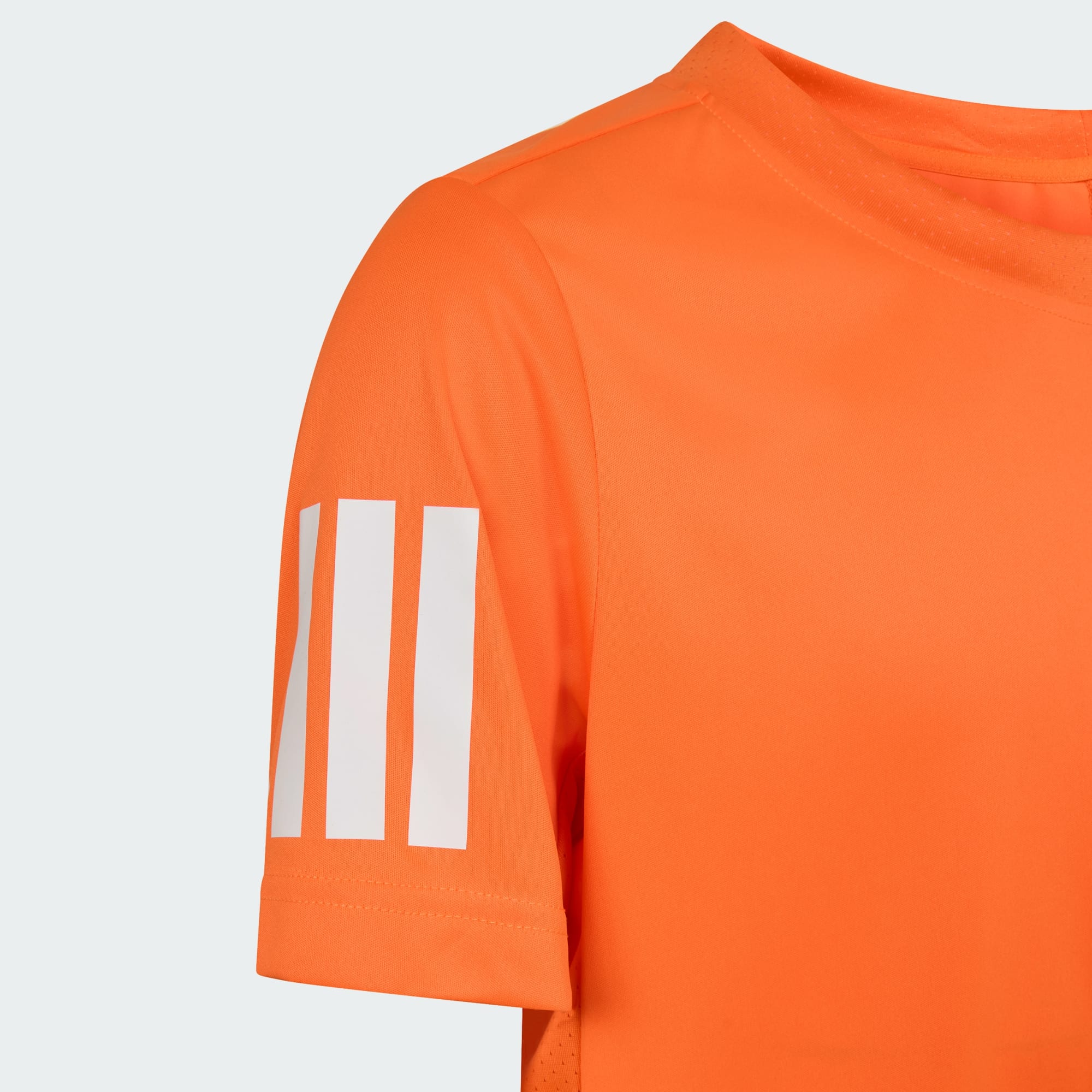 T-shirt Club 3 Stripes Bambino Pure Orange