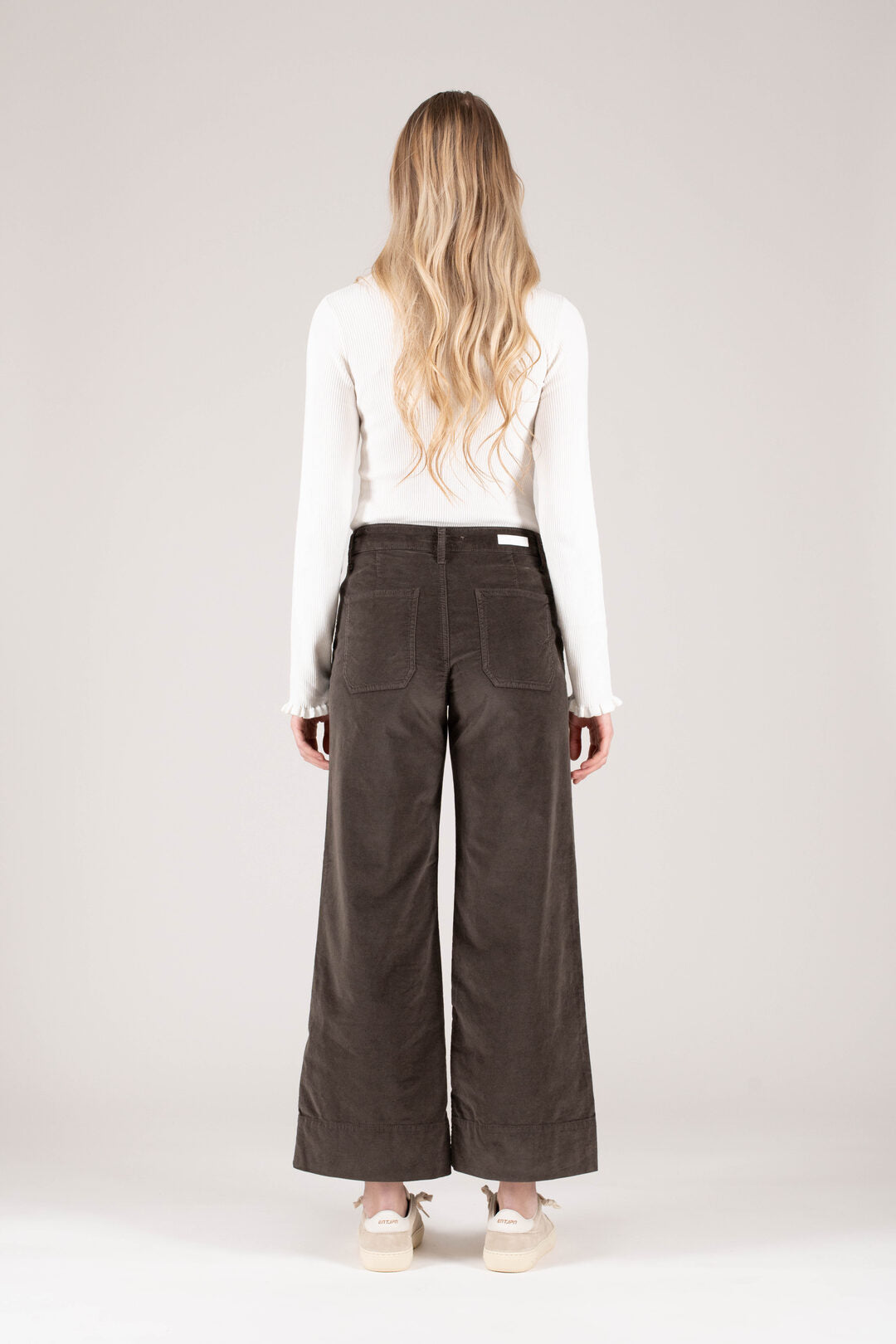 Women's Eva Velvet Trousers Caffè