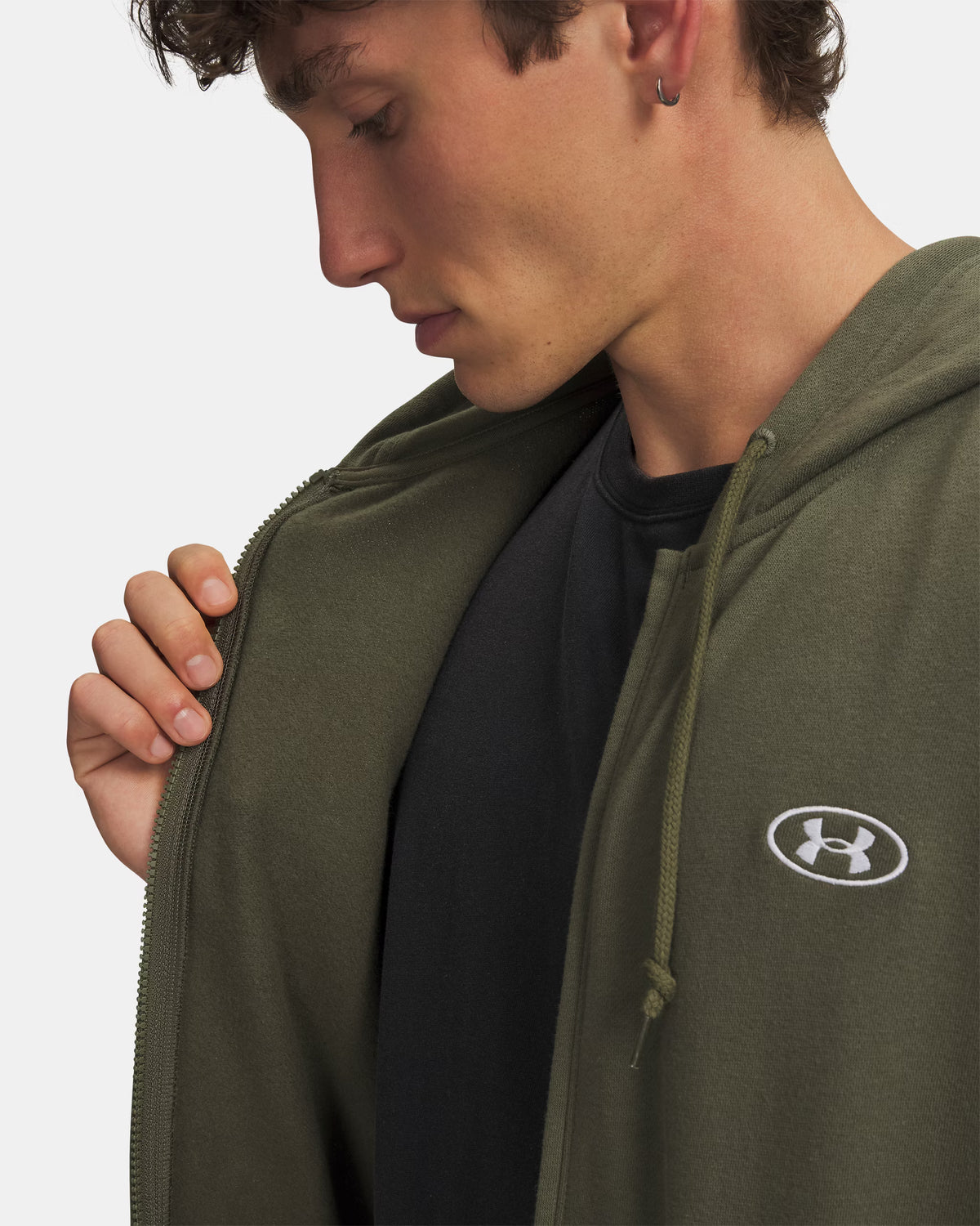 Maglia Rival Fleece Uomo Marine Od Green