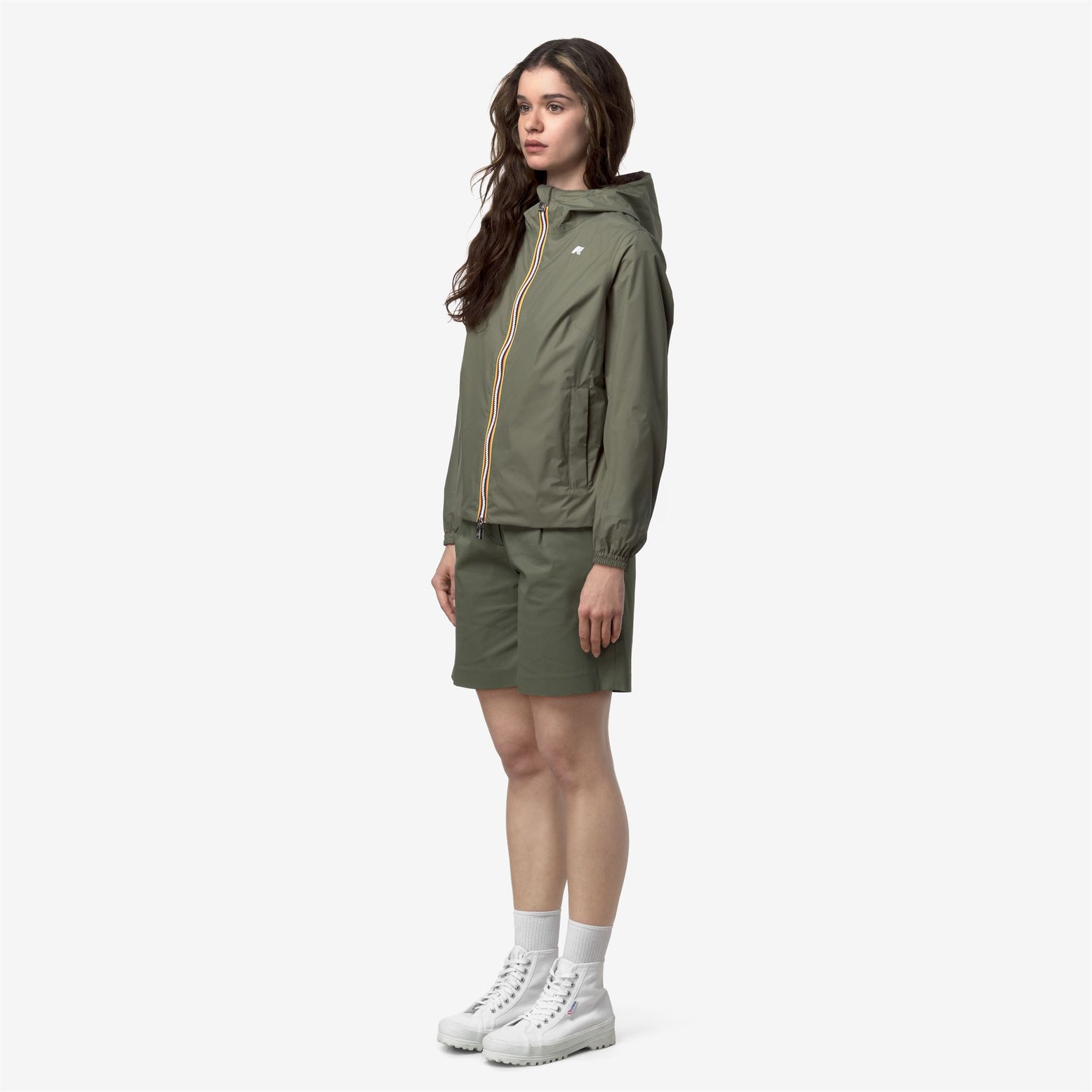 Chaqueta Lil 2.0 Plus.2 Reversible Mujer Green Lichen/Violet Glicine