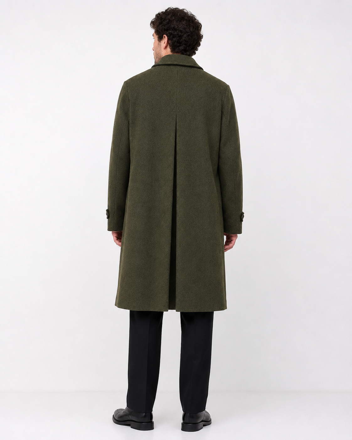 Schneiders | Mann Hubertus Mantel Loden Green