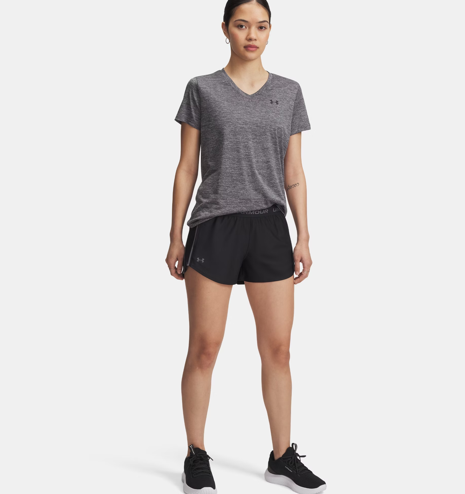 Pantaloncini Play Up Donna Black/Casltelrock