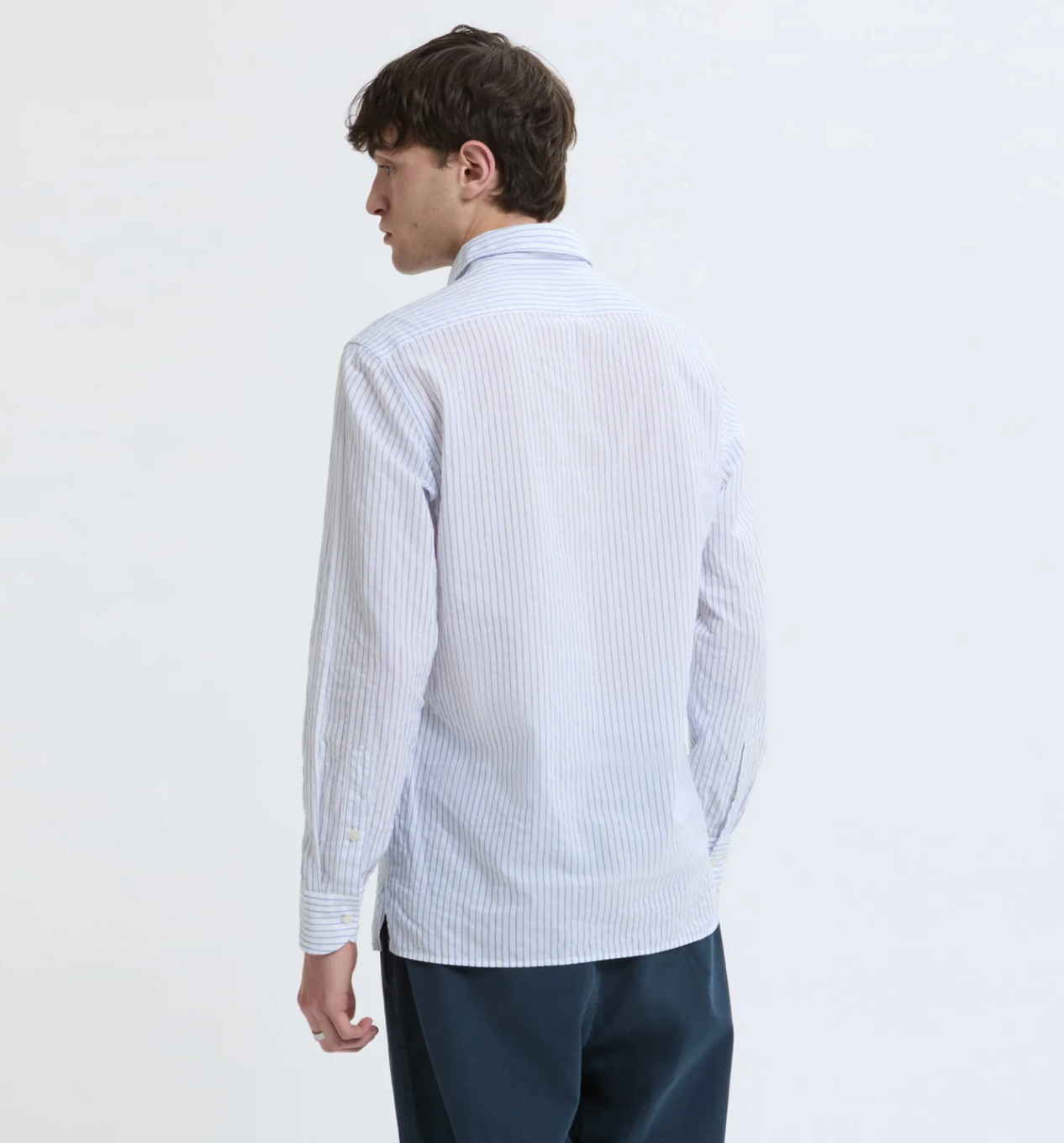 Camisa Polo Hombre White/Navy