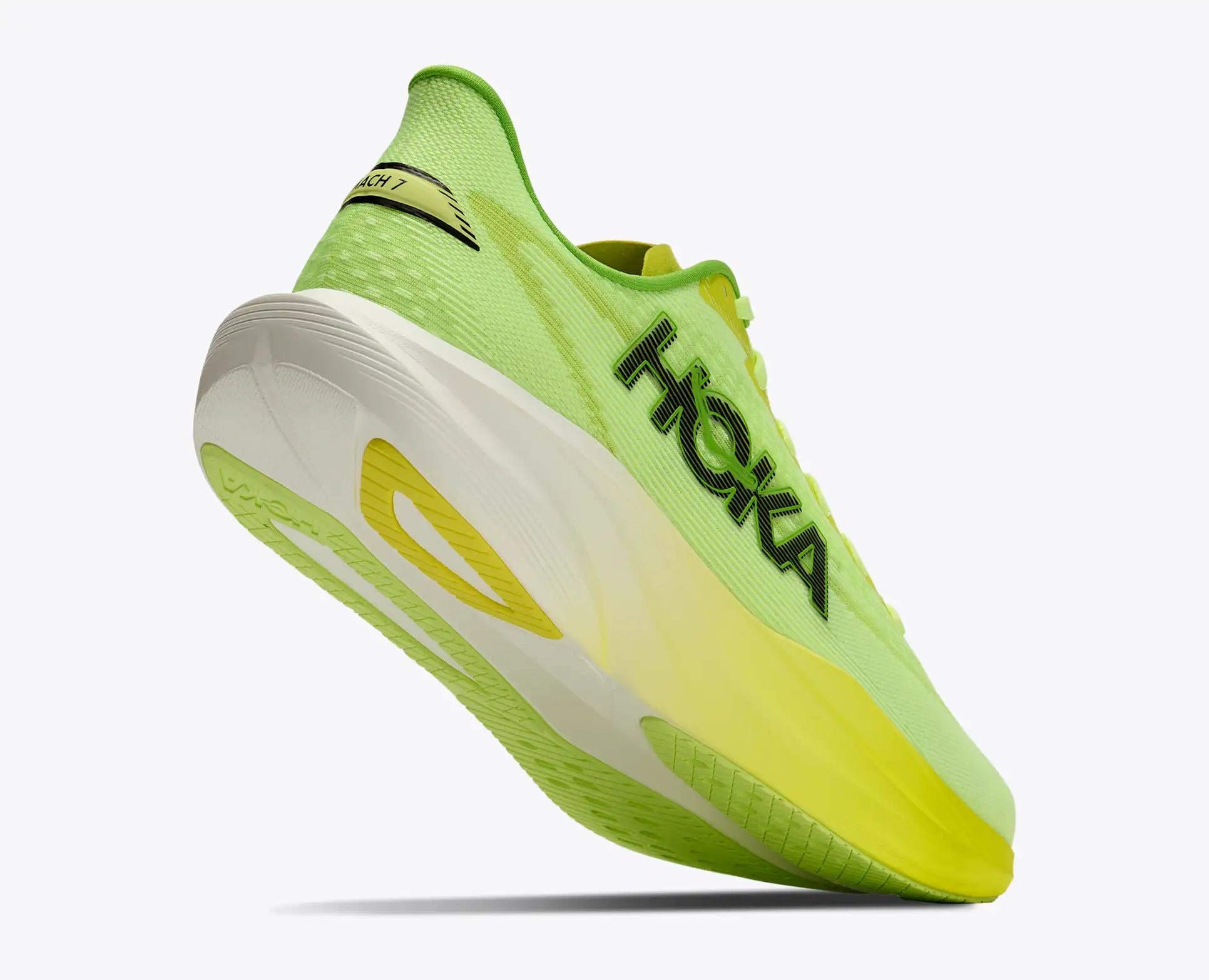 Mann Mach 7 Schuhe Neon Yuzu/Hoka Citrus