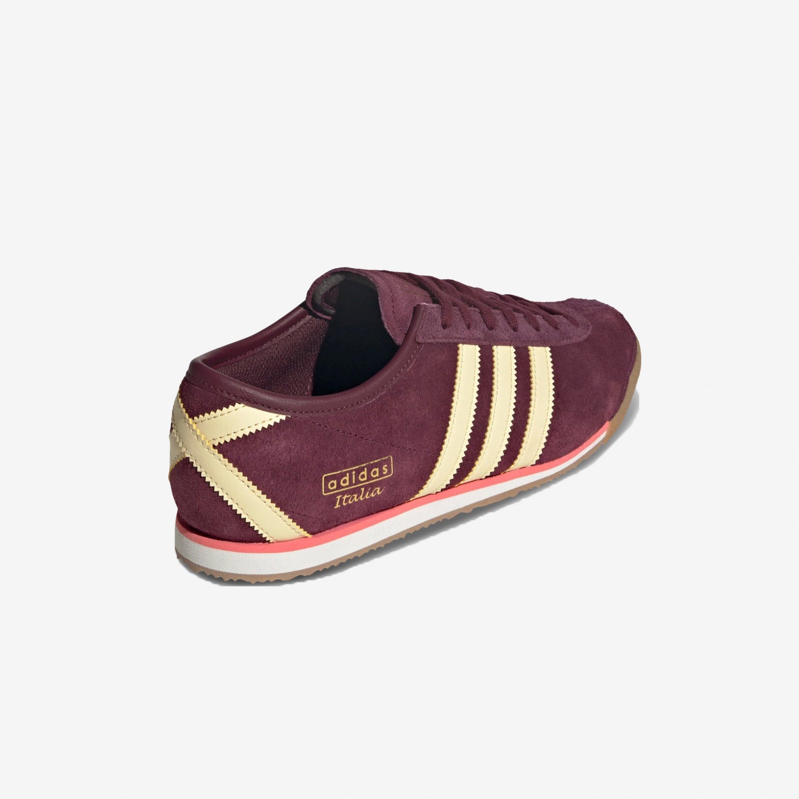 Frau Italia 70s Turnschuhe Maroon/Almade Yellow