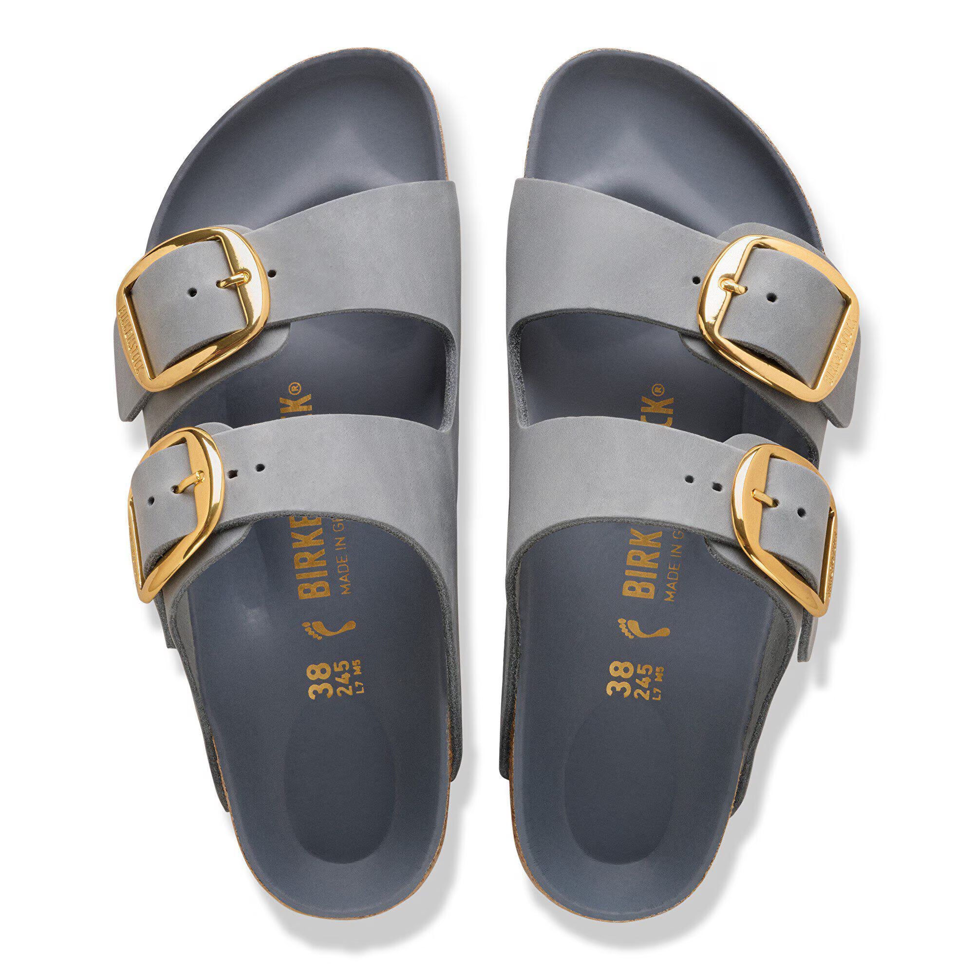 Sandalias Arizona Big Buckle Mujer Basalt Gray