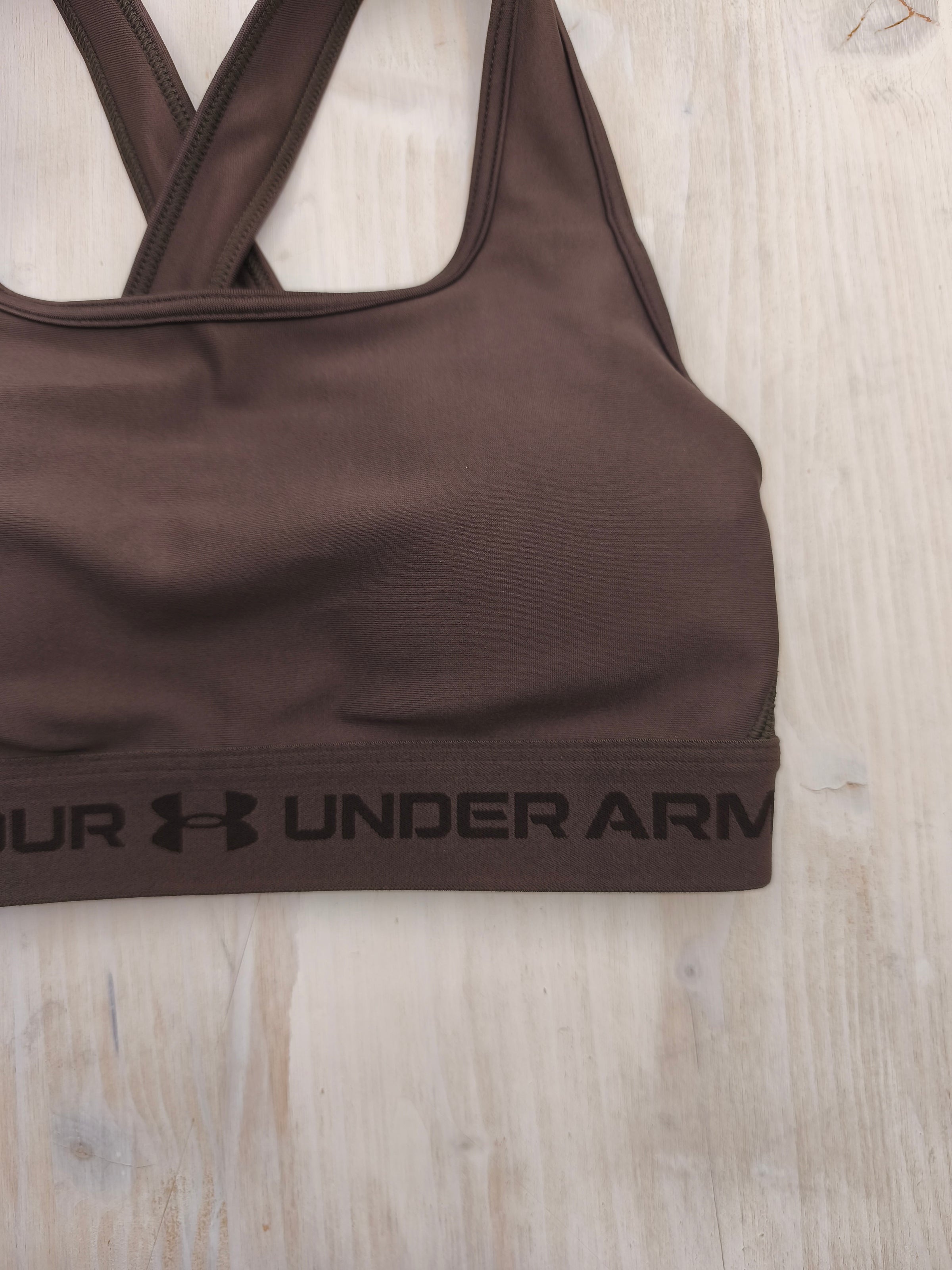 Frau Mid Crossback Top Peppercorn/kona Brown