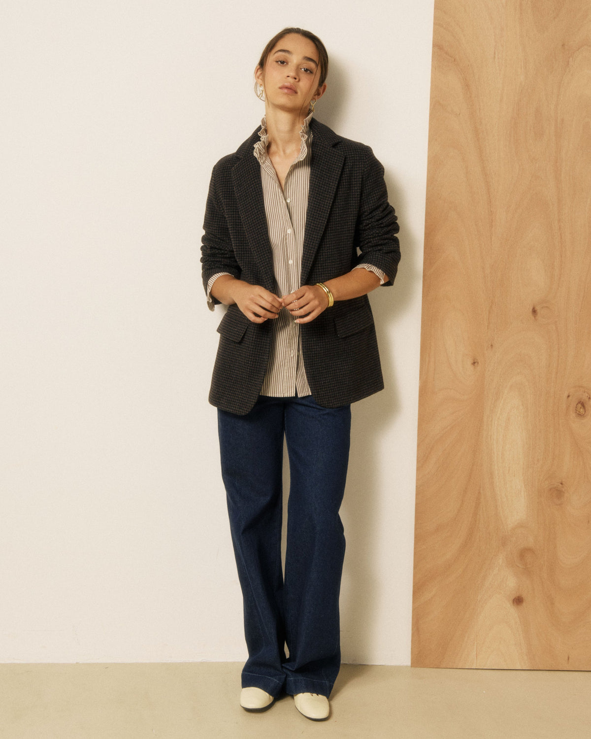 Giacca Vittoria Donna Brown/Black