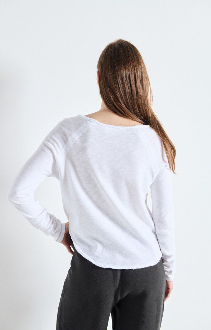 Women's Sonoma Wide Neck T-shirt Blanc
