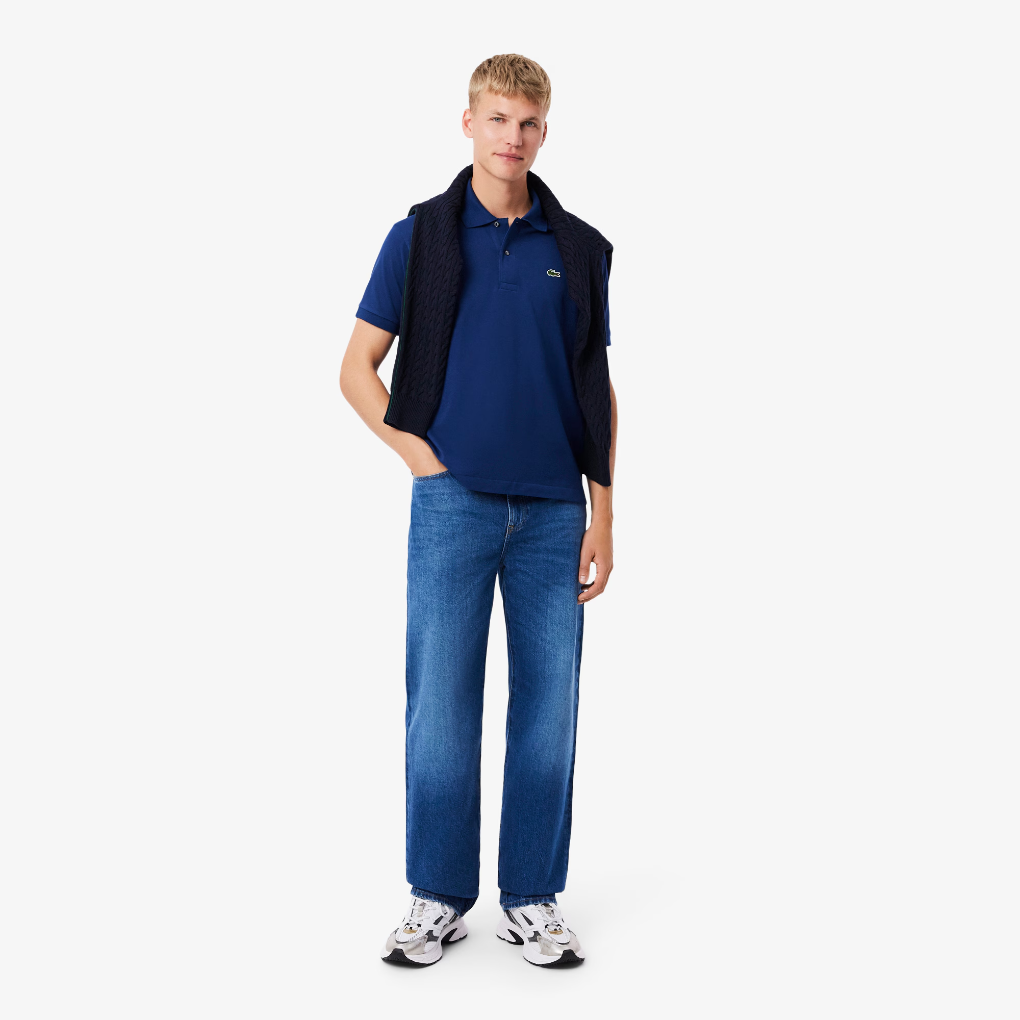 Polo Classic Fit Uomo Cobalt