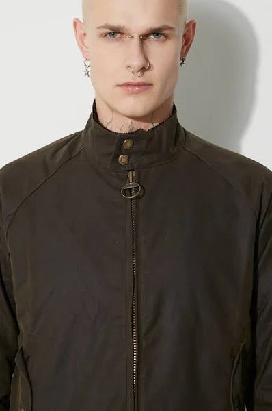Veste Porton Wax Homme Olive
