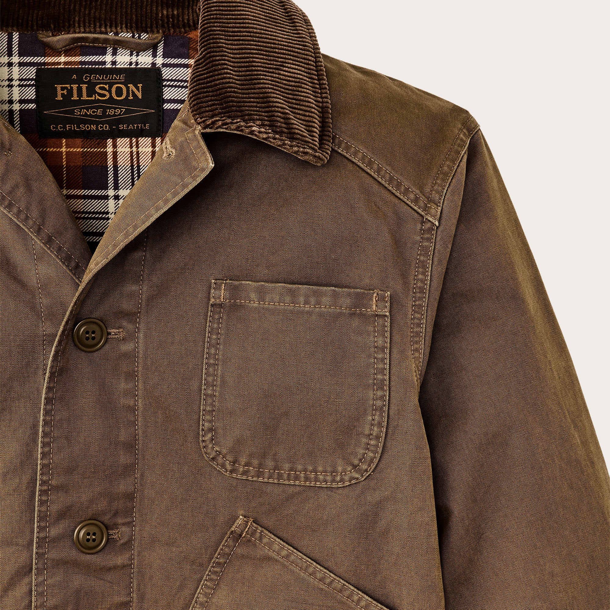 Mann Canvas Outfitter Jacke Kangaroo