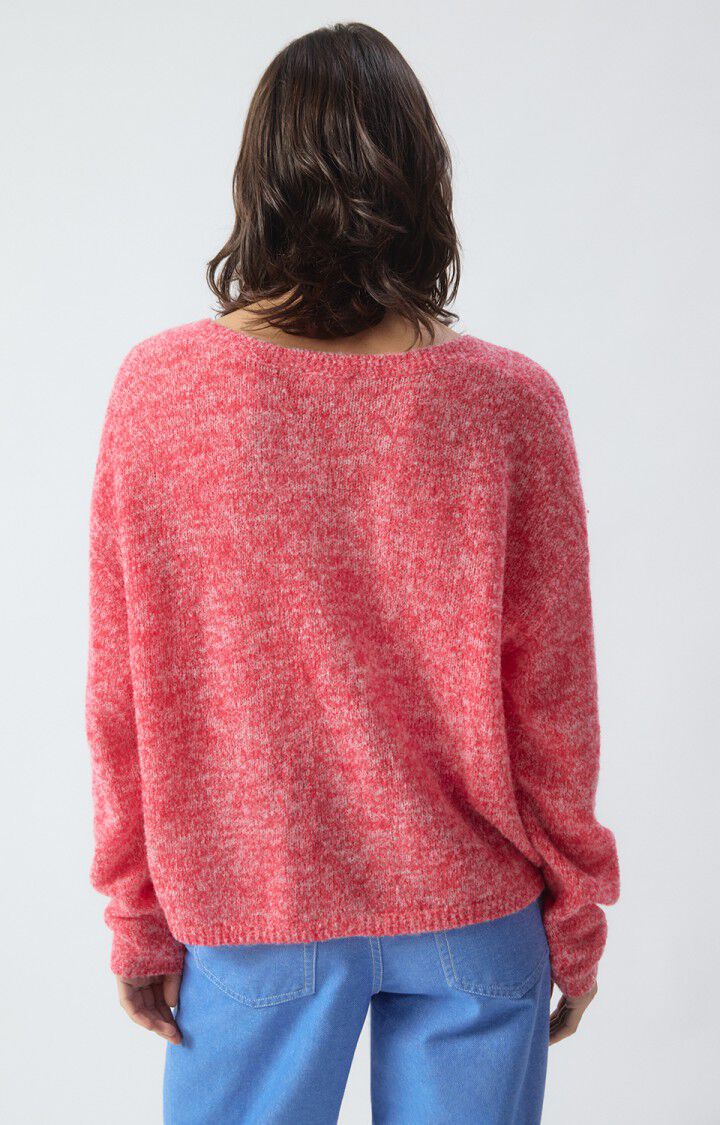 Women's Nuggy Sweater Fraise Fluo Chine