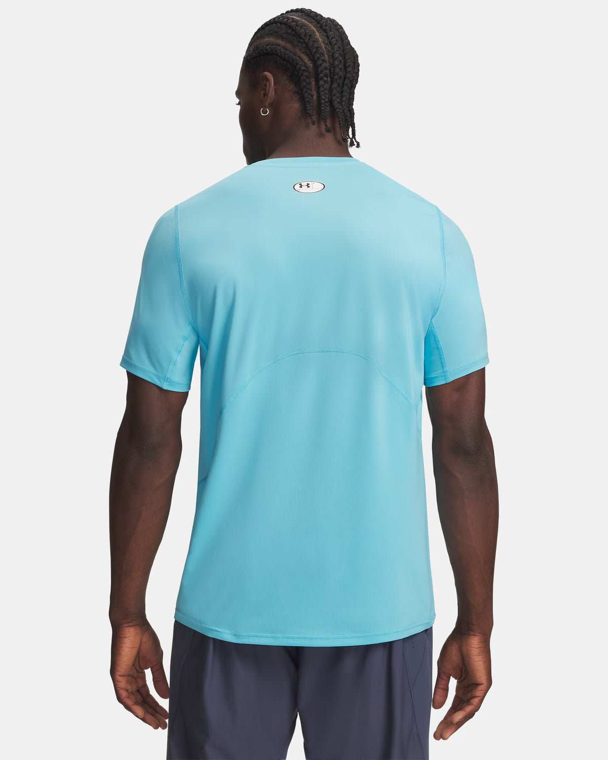 T-shirt HeatGear ajustada para homem Fresco Blue