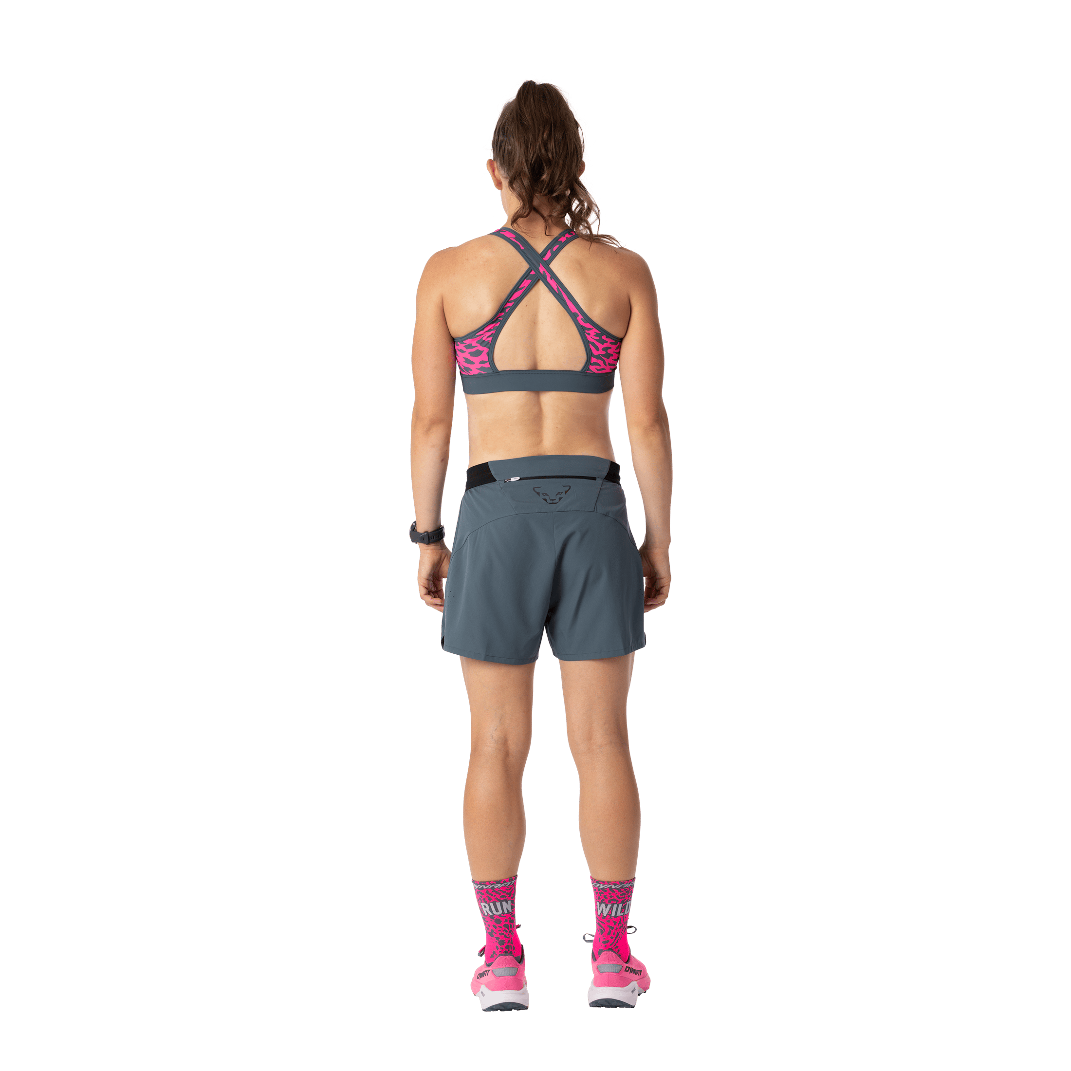 Top Alpine Graphic Bra Donna Pink Glo