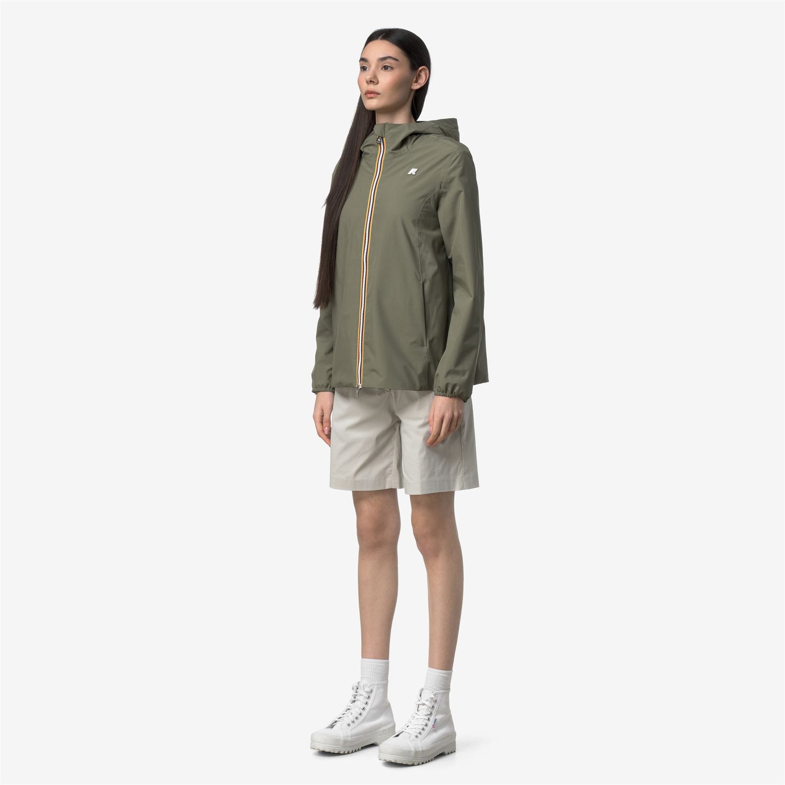 Women's Marguerite Stretch Jersey Jacket Green Lichen