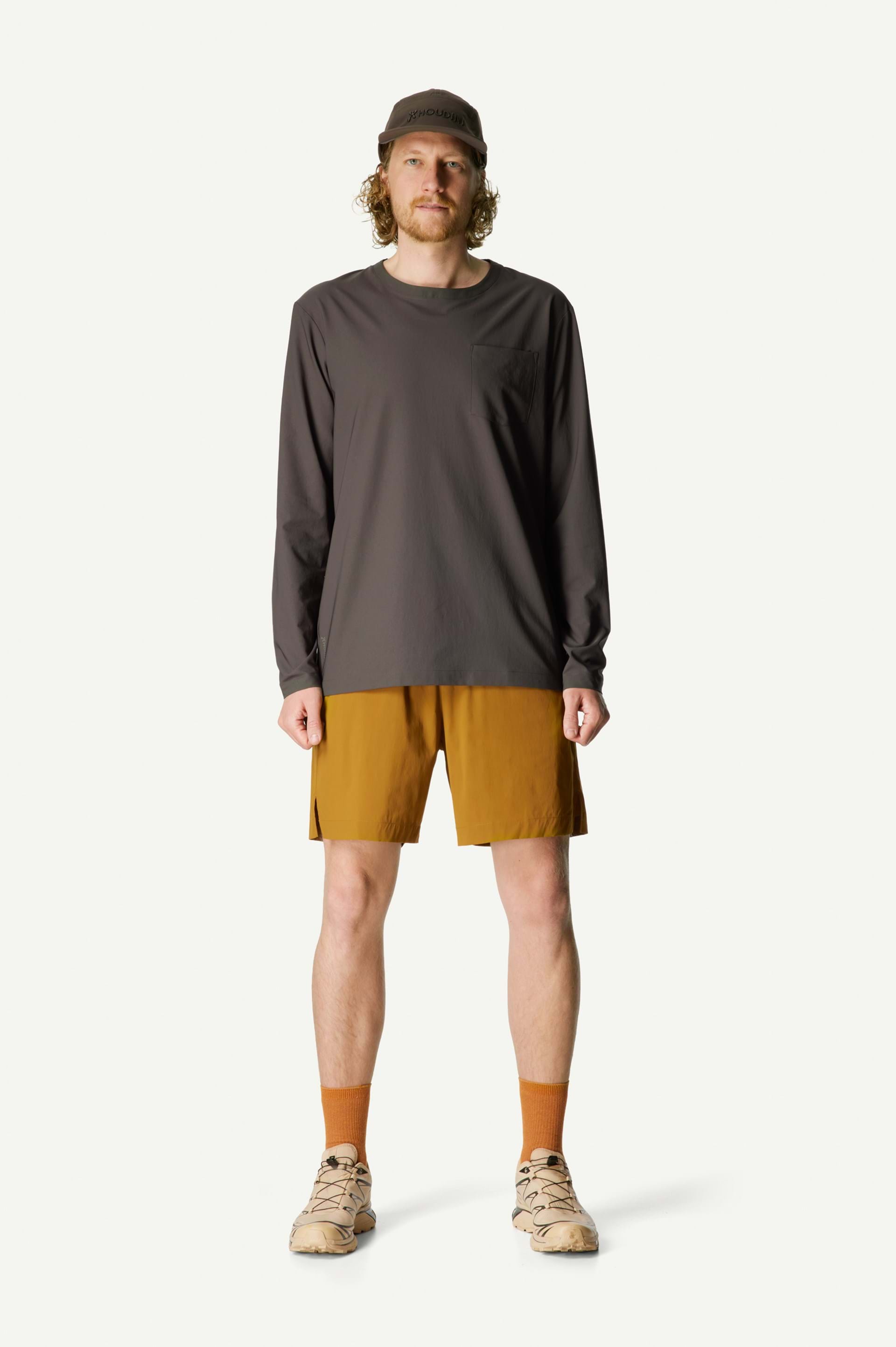 Men's Liquid Shorts Greenish Gold