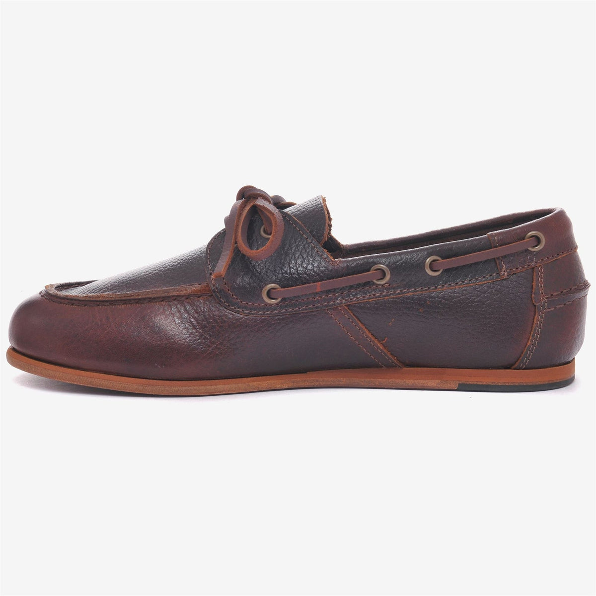 Sapatos Owen Tumbled mulher marrom - Visão traseira