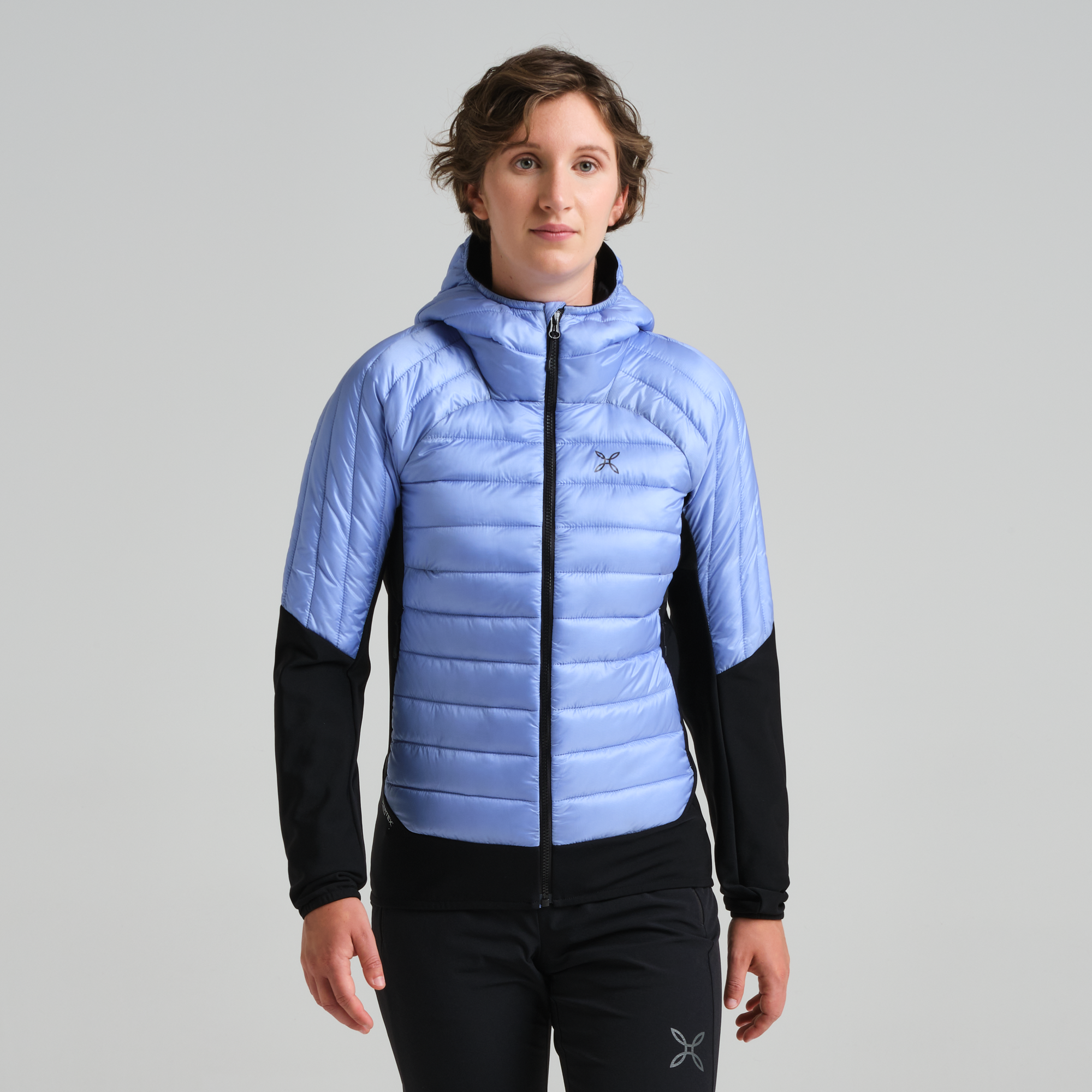Doudoune Peak Hybrid Hooded Femme Bright Teal
