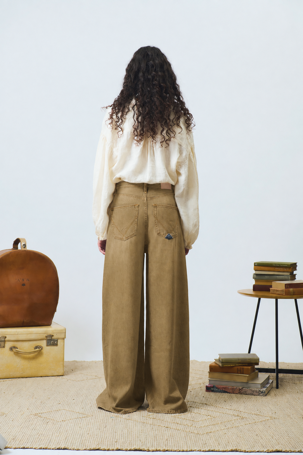 Pantaloni Kaori Bull Donna Vintage Dyed Sienna