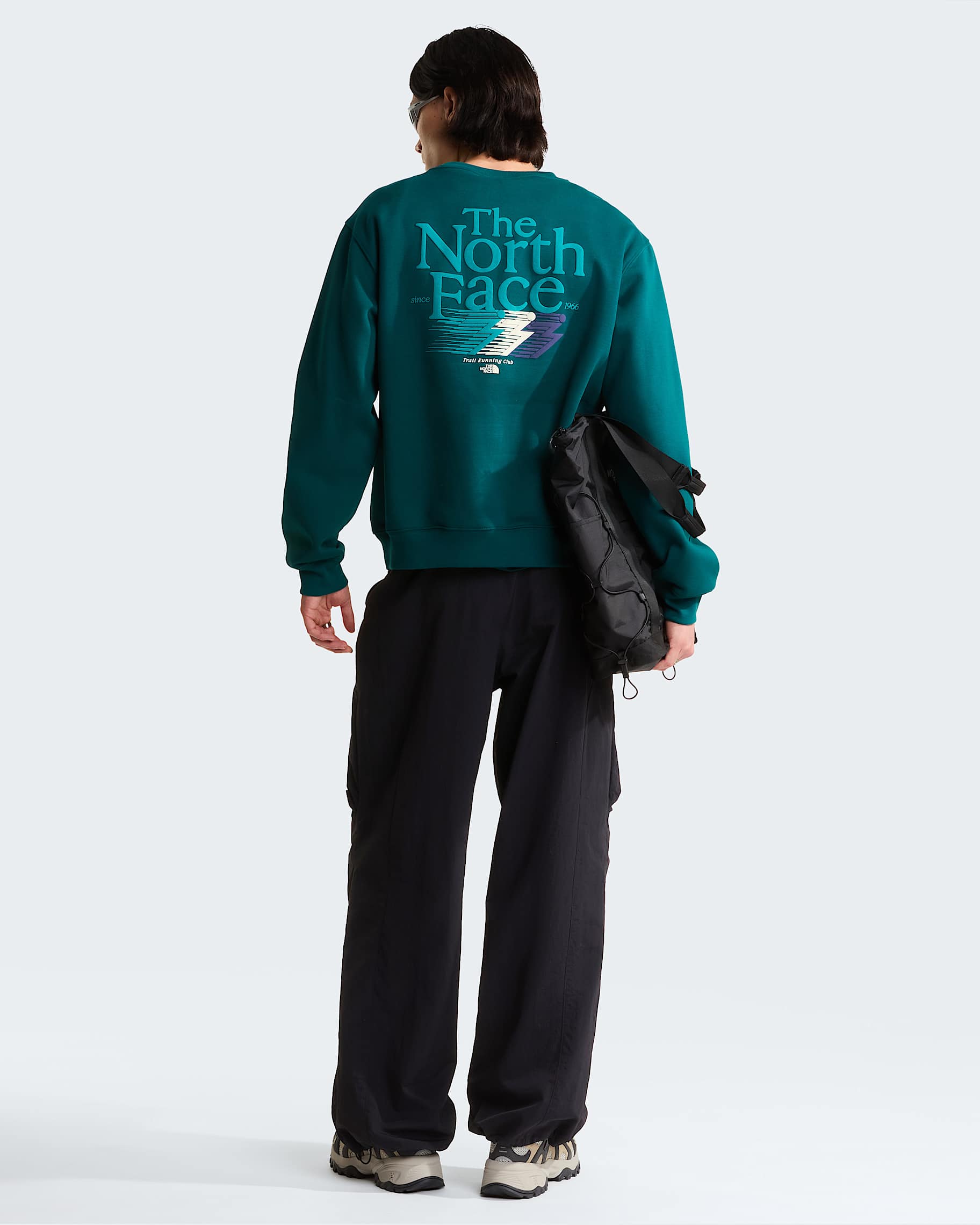 Mann Retro Trail Relaxed Sweatshirt Pacific Teal