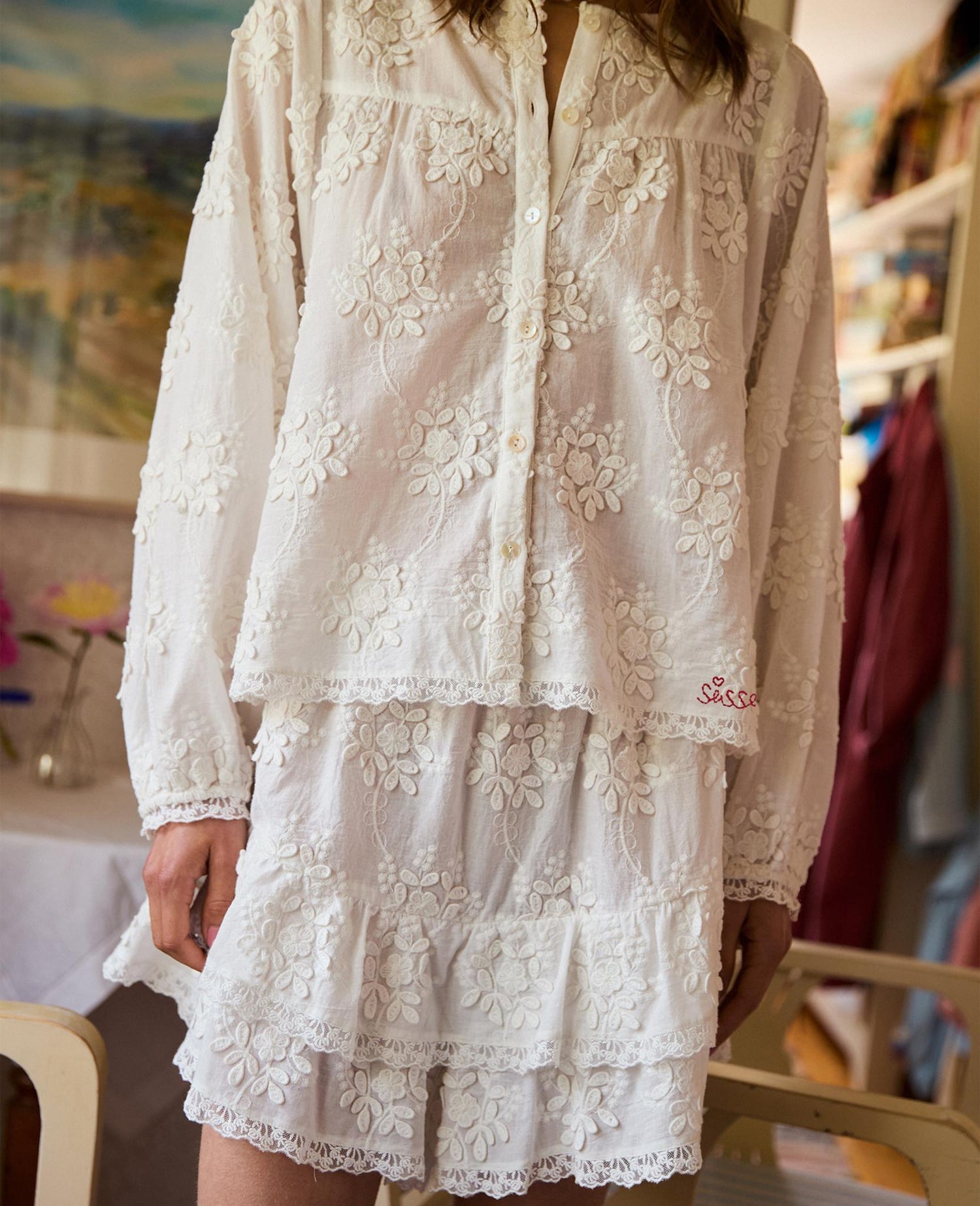 Camicia Delphine Donna Off White