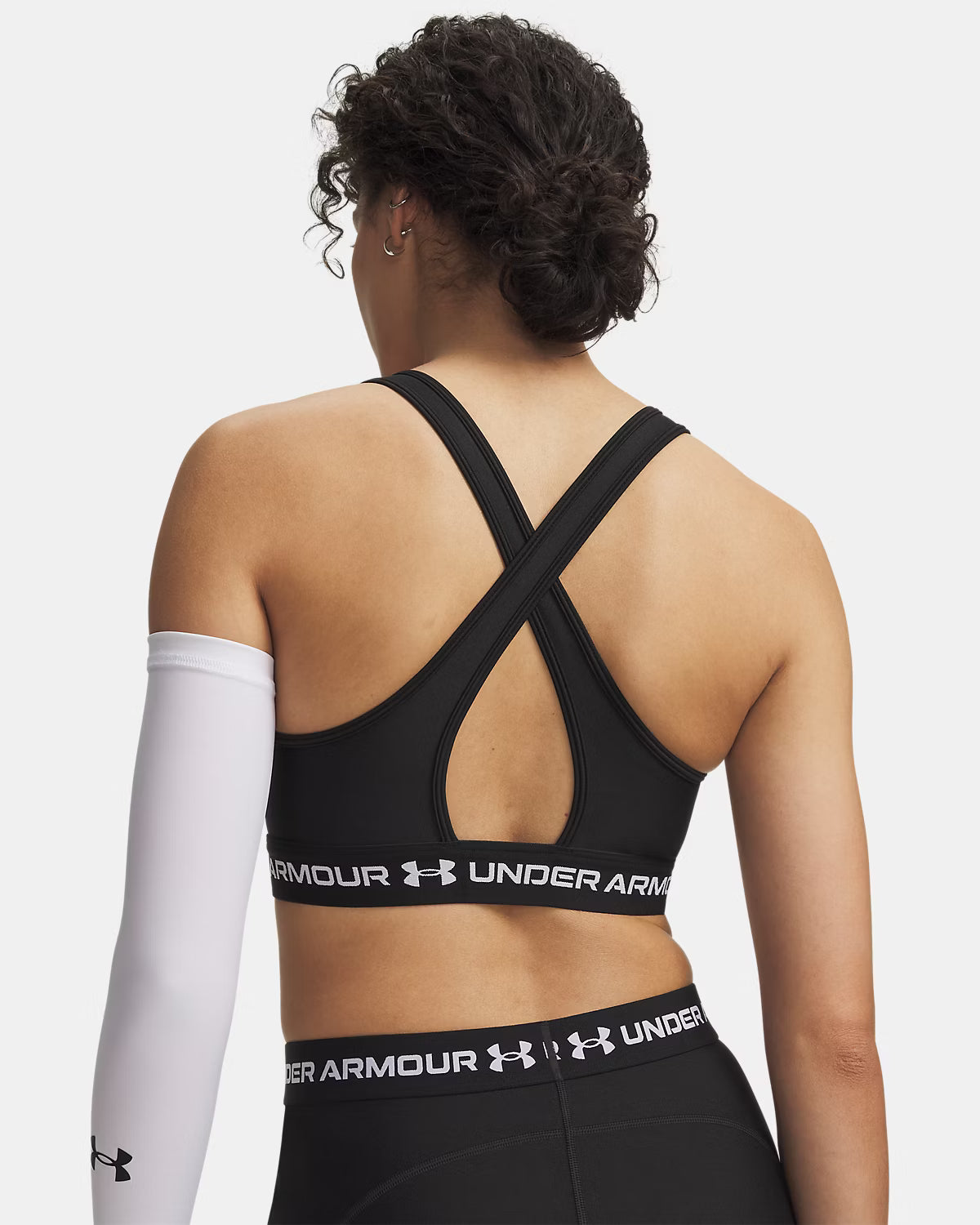 Frau Armour Mid Crossback Top Ultimate Black